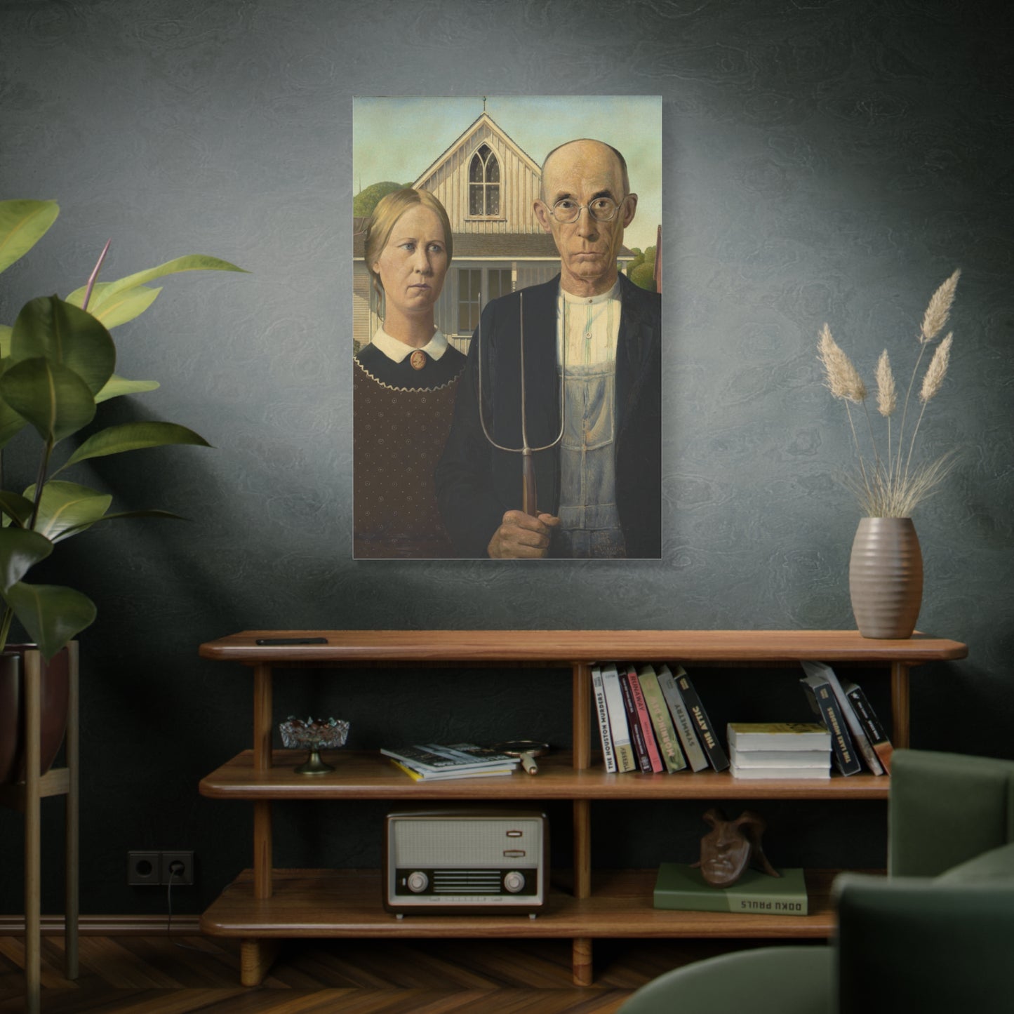 American Gothic | Grant Wood - Canvas -