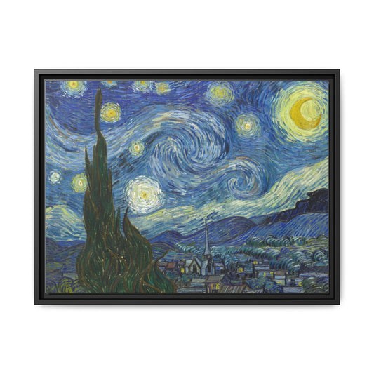 The Starry Night | Vincent van Gogh - Framed -