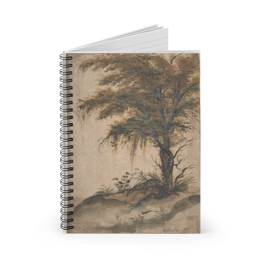 Study of a Tree - Ruled Line Note -