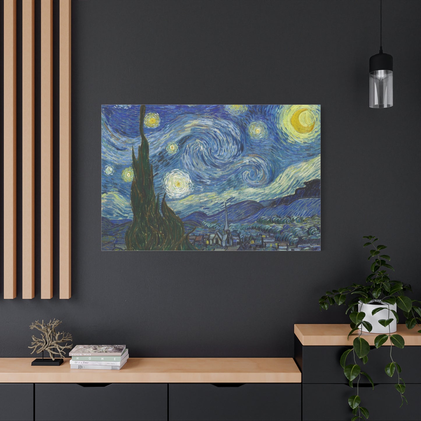 The Starry Night | Vincent van Gogh - Canvas -