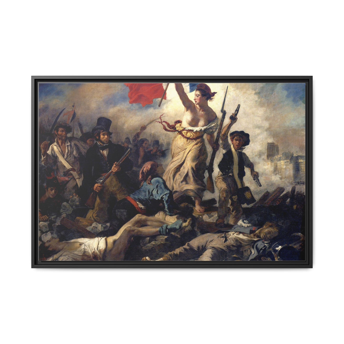 Liberty Leading the People | Eugène Delacroix - Framed -