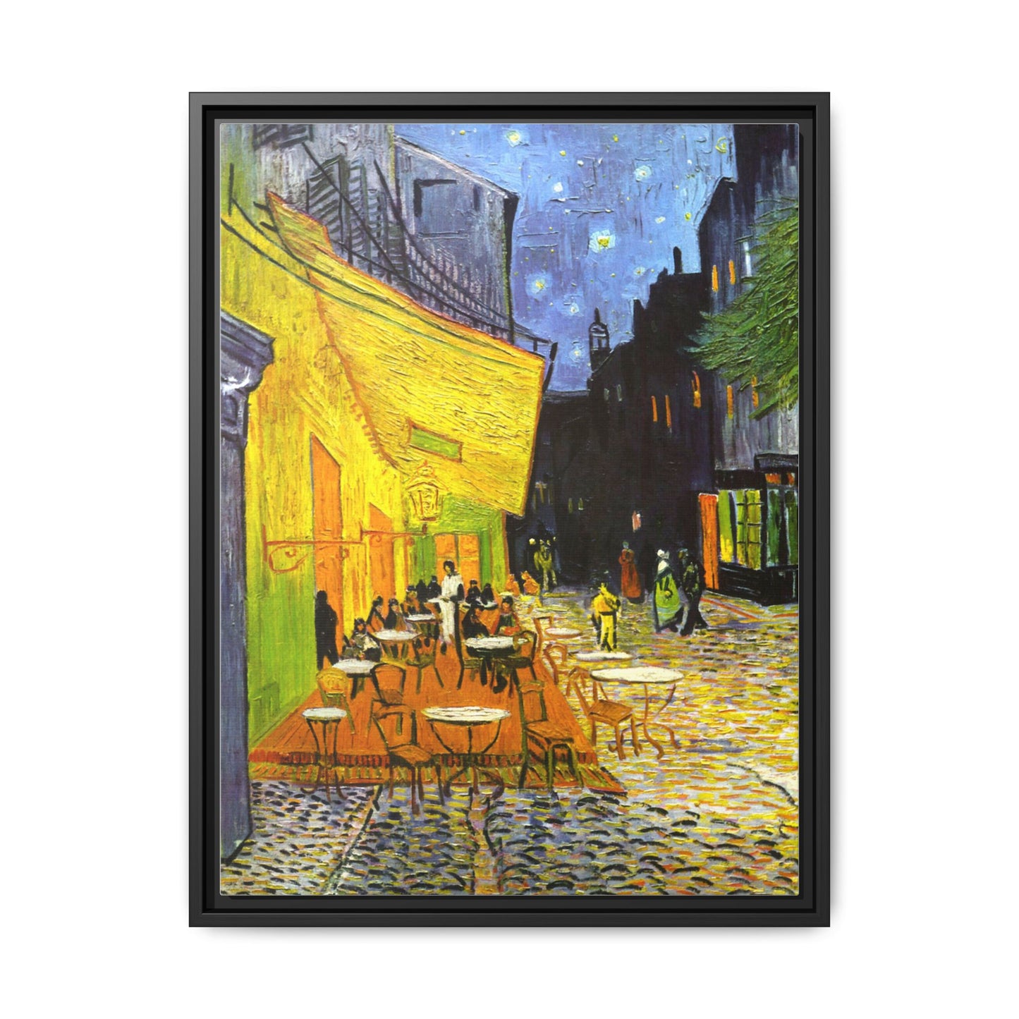 Café Terrace at Night | Vincent van Gogh - Framed -