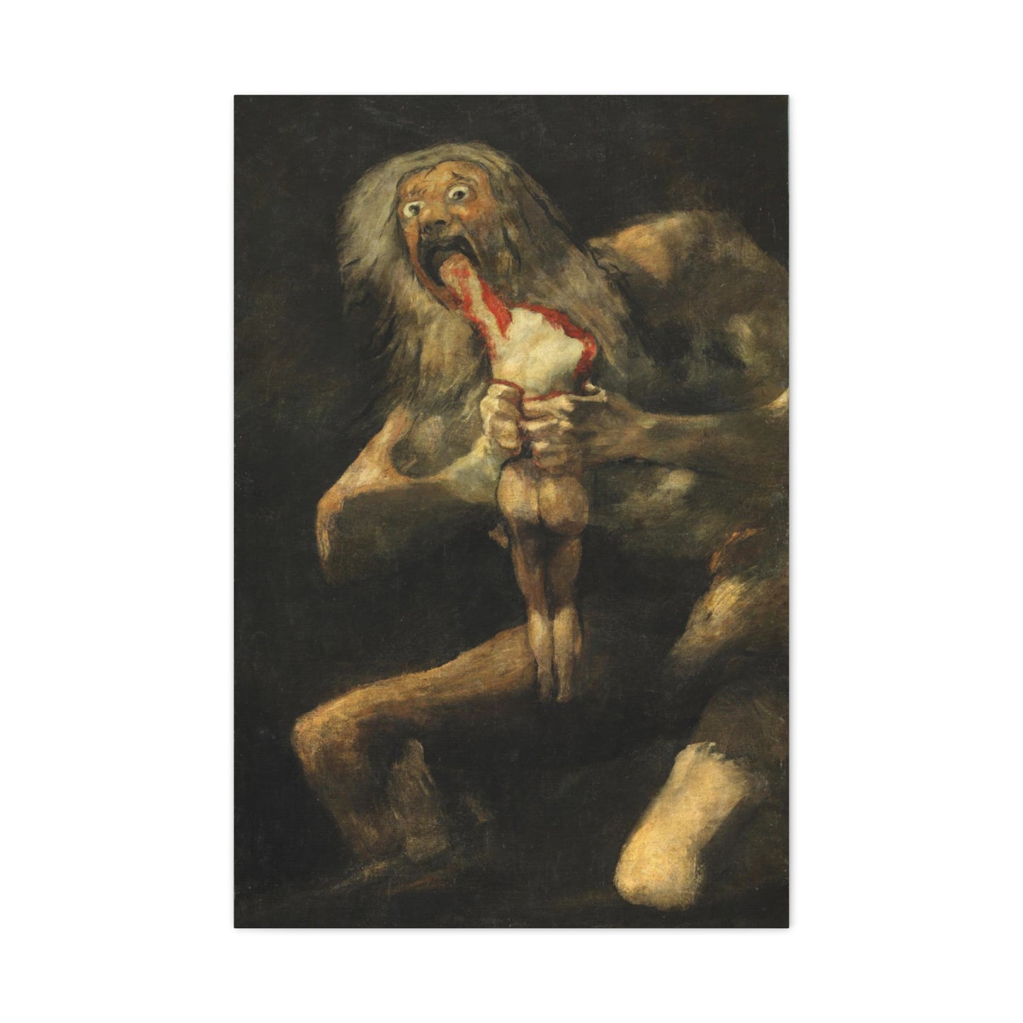 Saturn Devouring His Son | Francisco de Goya - Canvas -