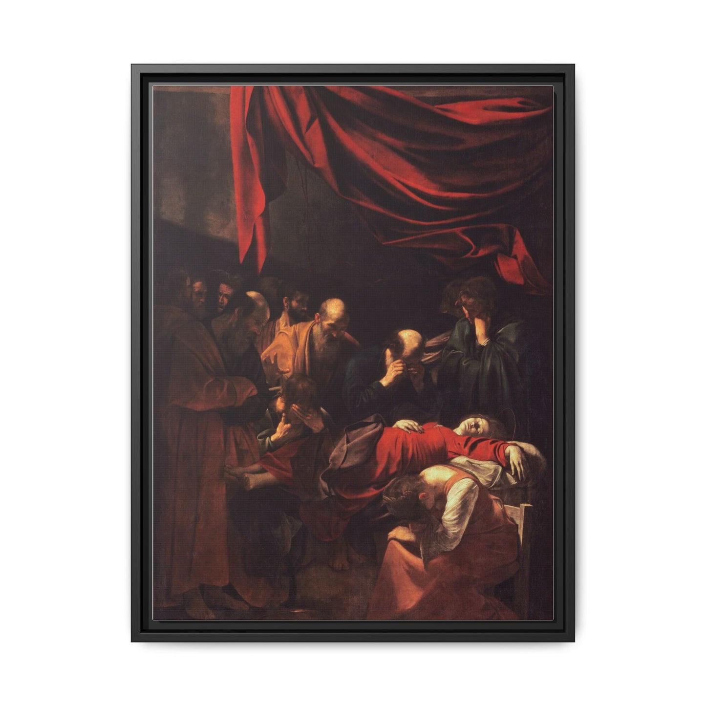 The Death of the Virgin | Caravaggio - Framed -