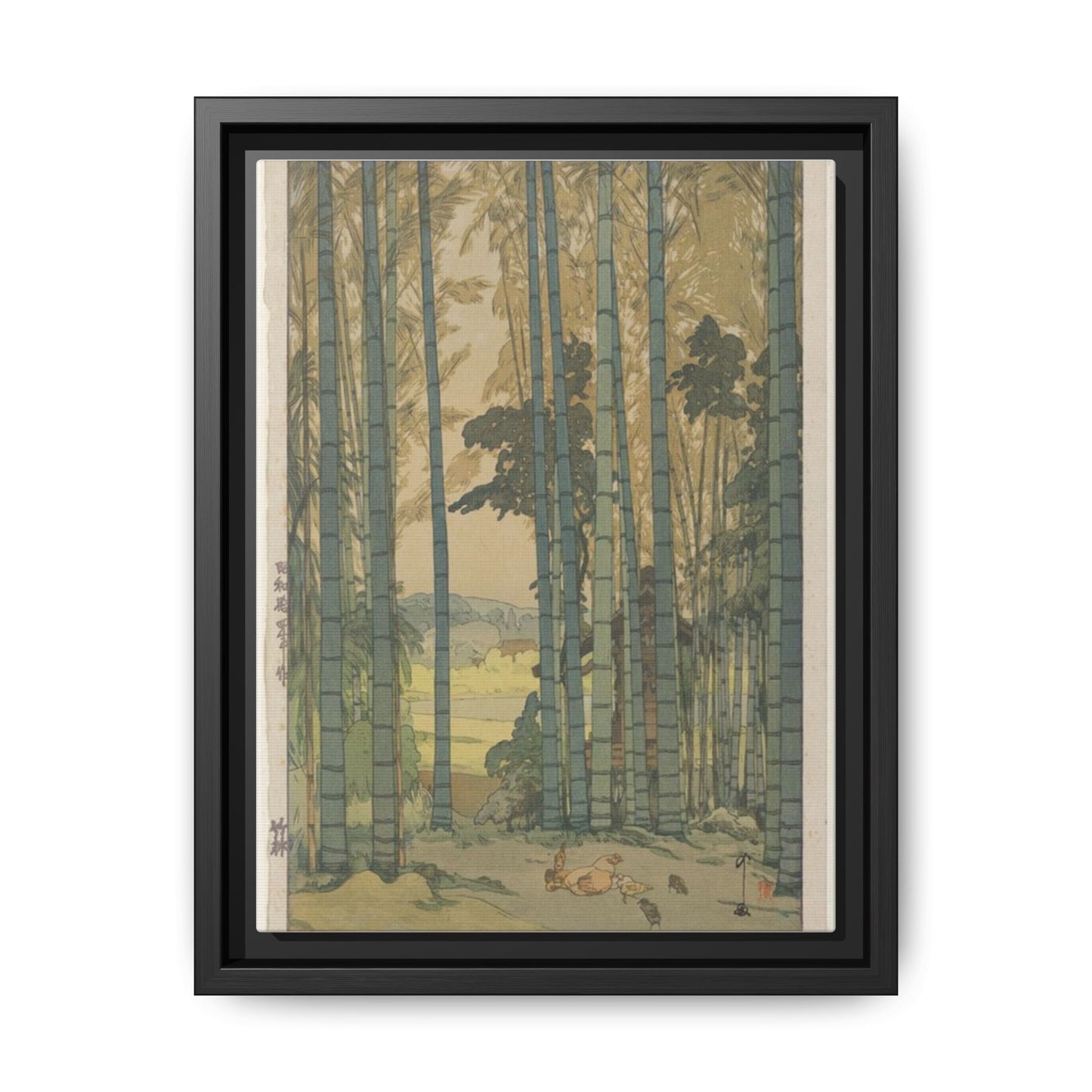 Small Bamboo Grove | Hiroshige - Framed -