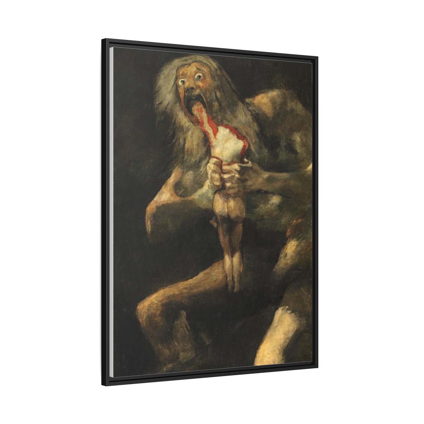 Saturn Devouring His Son | Francisco de Goya - Framed -