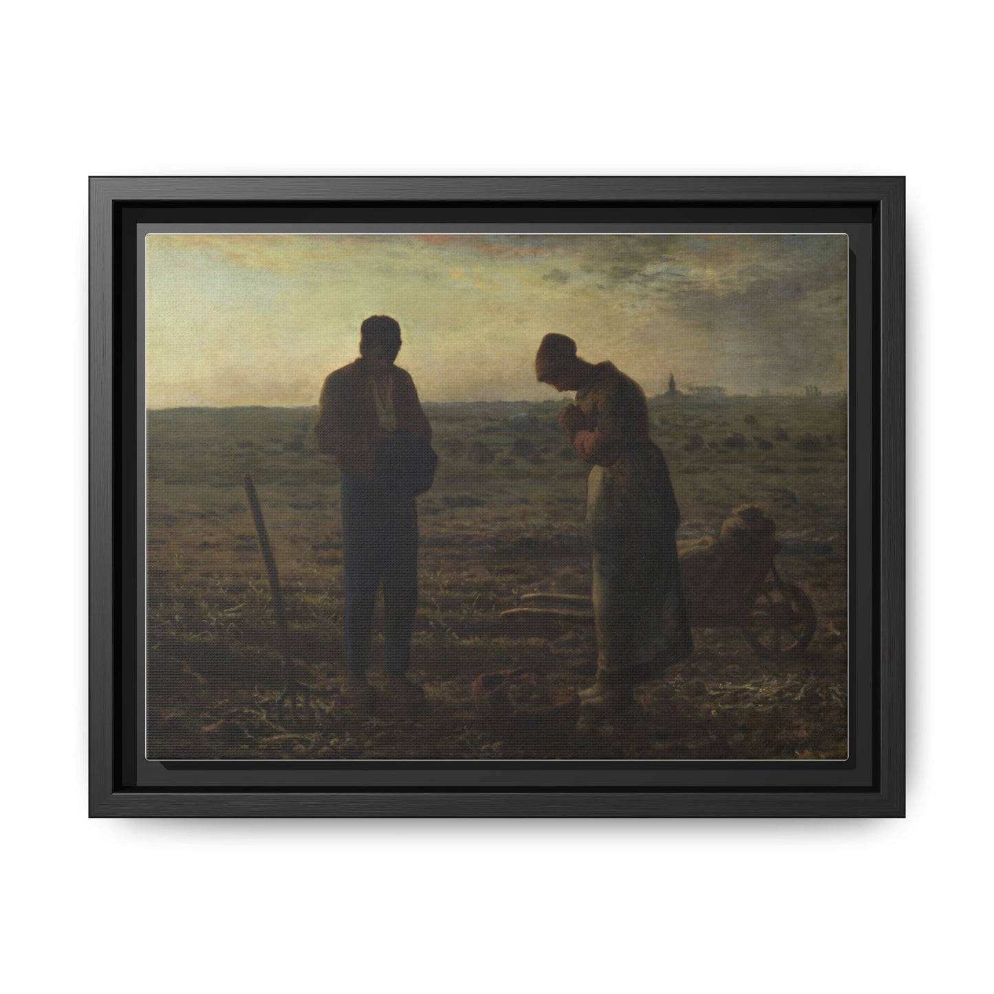 The Angelus | Jean-François Millet - Framed -