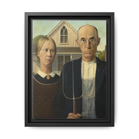 American Gothic | Grant Wood - Framed -