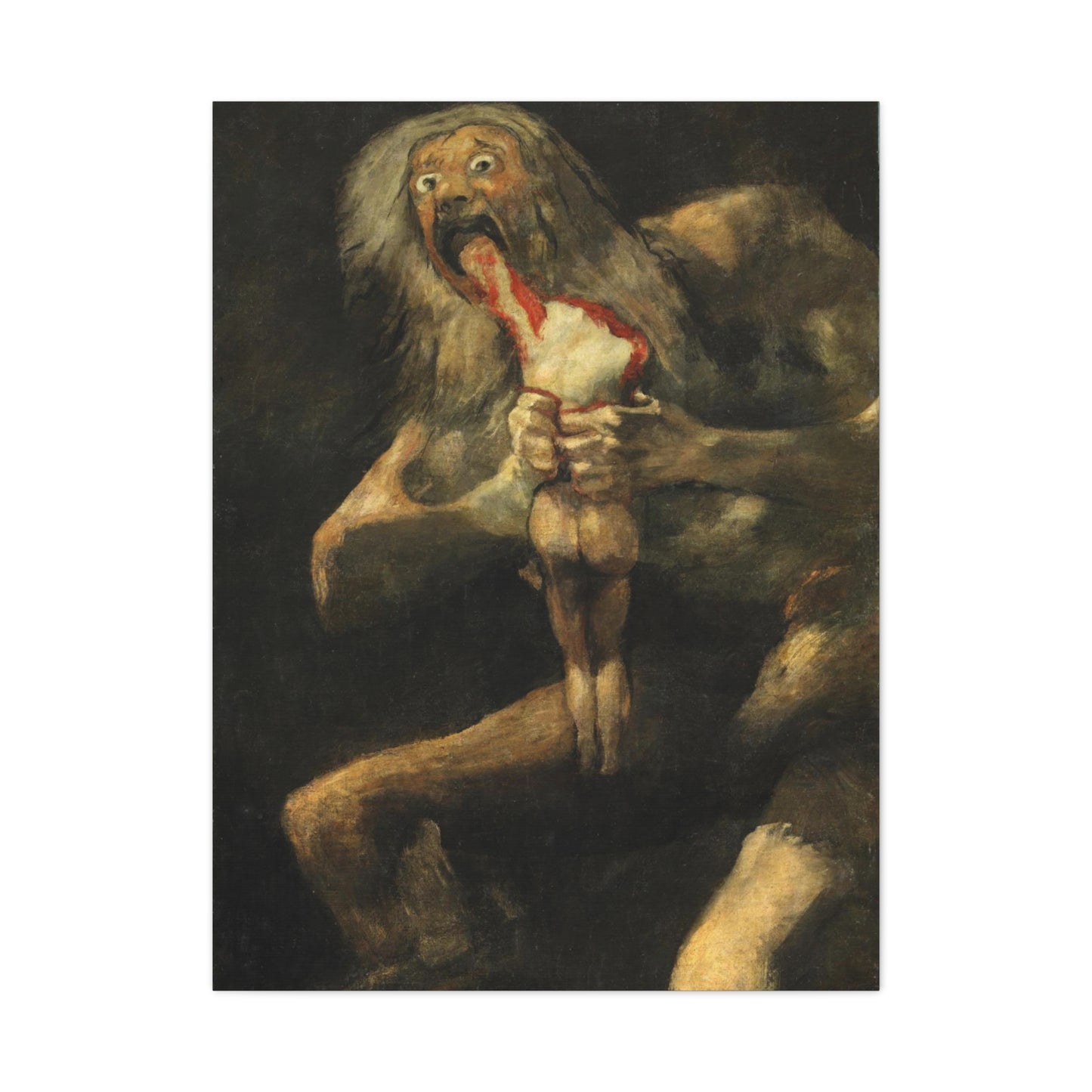 Saturn Devouring His Son | Francisco de Goya - Canvas -