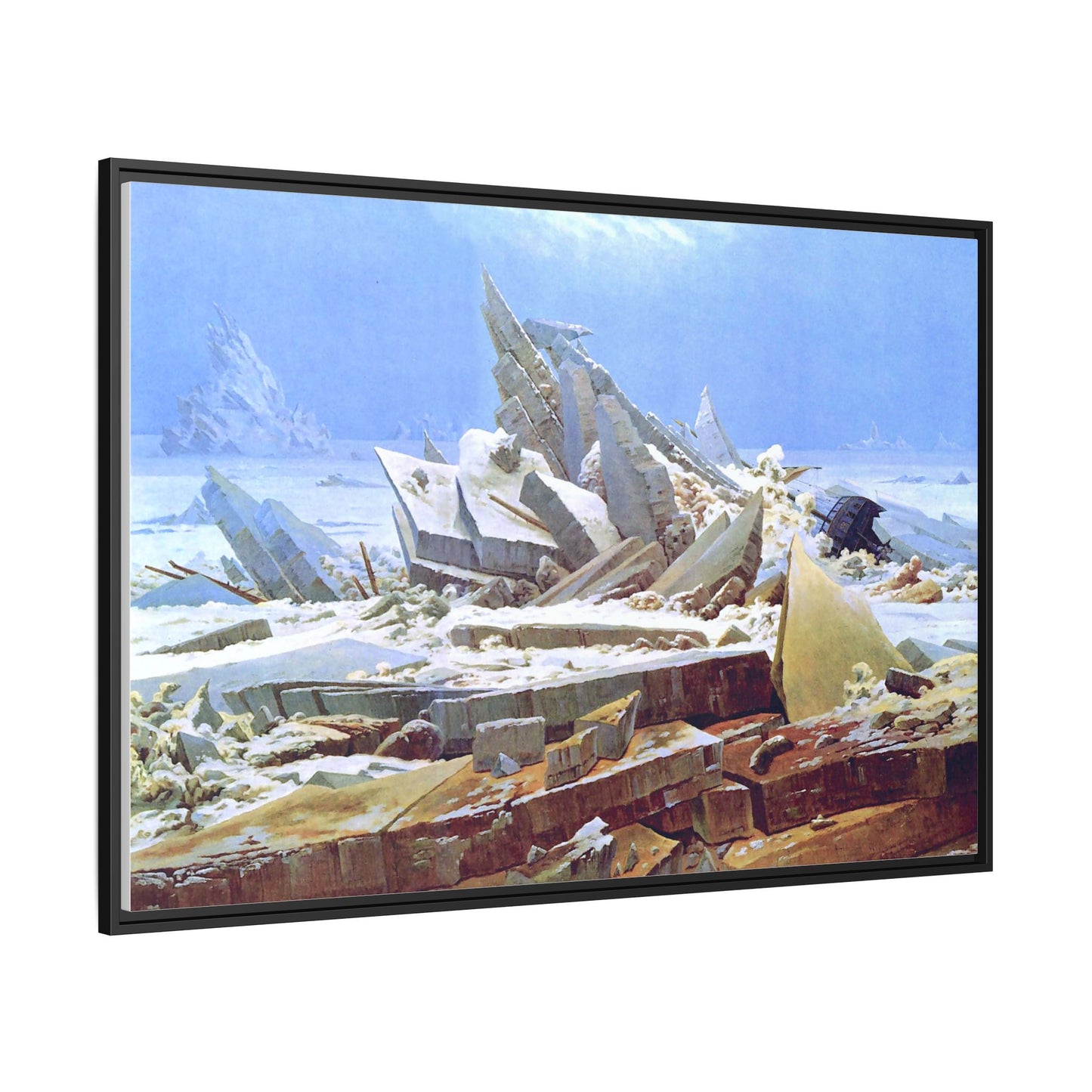 The Sea of Ice | Caspar David Friedrich - Framed -