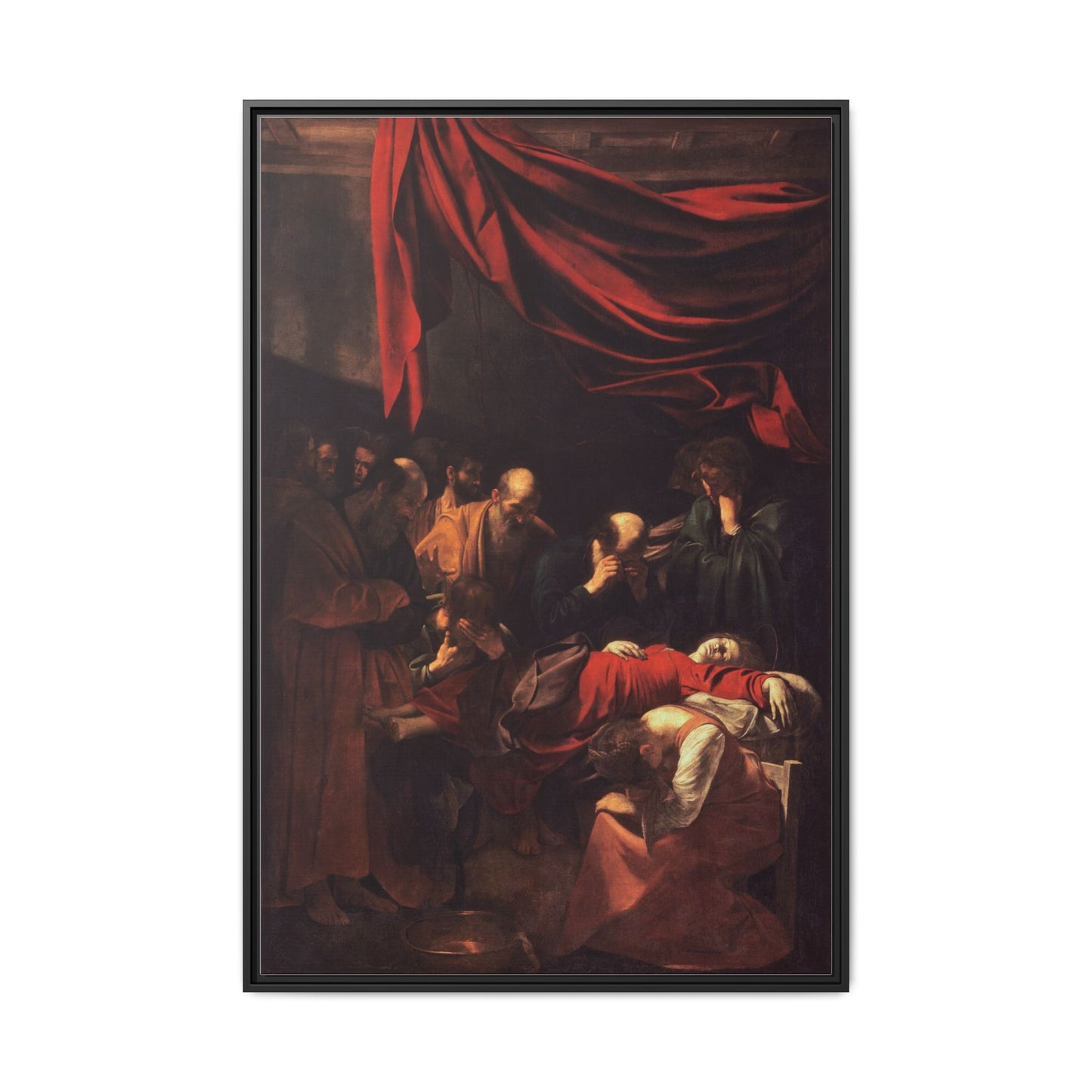 The Death of the Virgin | Caravaggio - Framed -