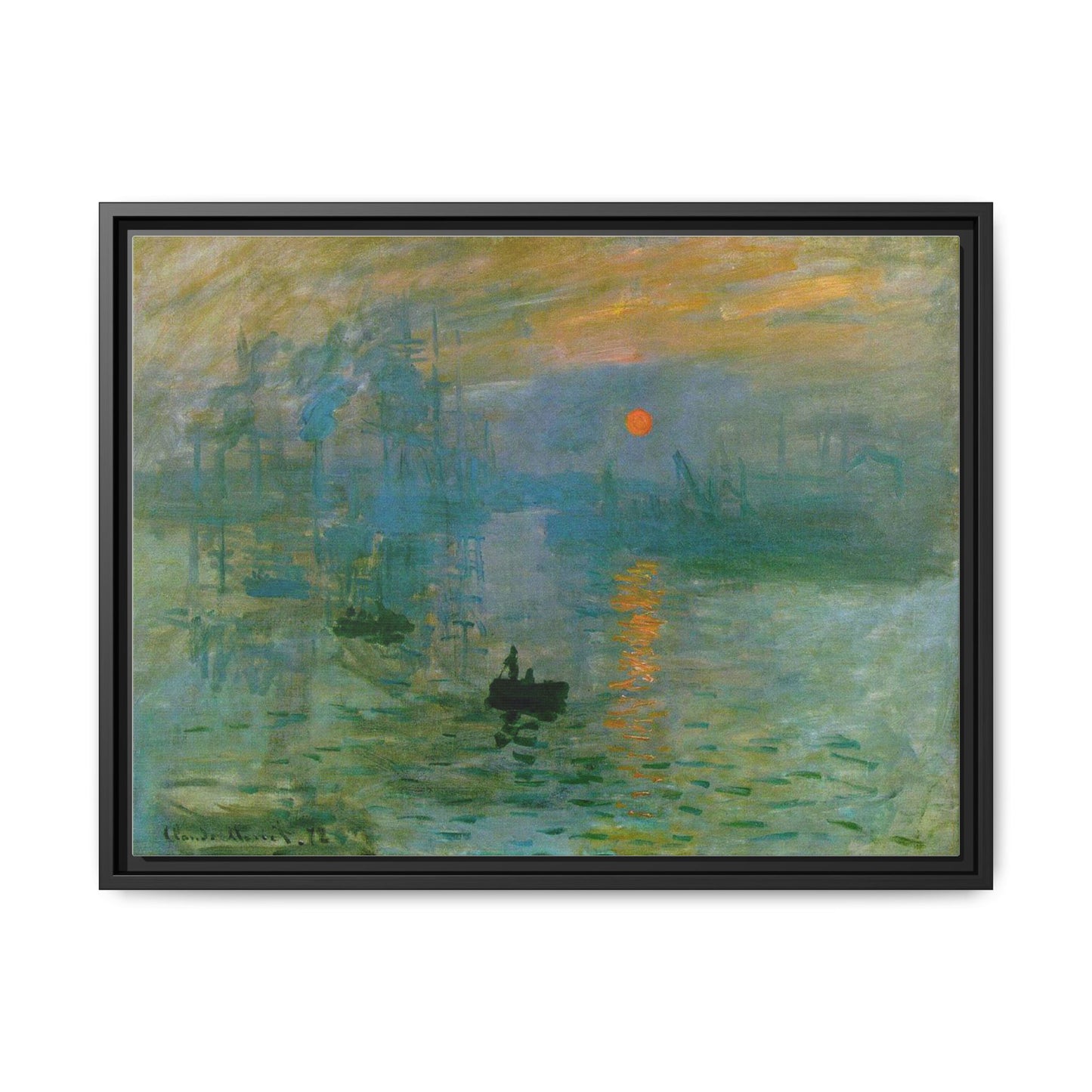 Impression, Sunrise | Claude Monet - Framed -