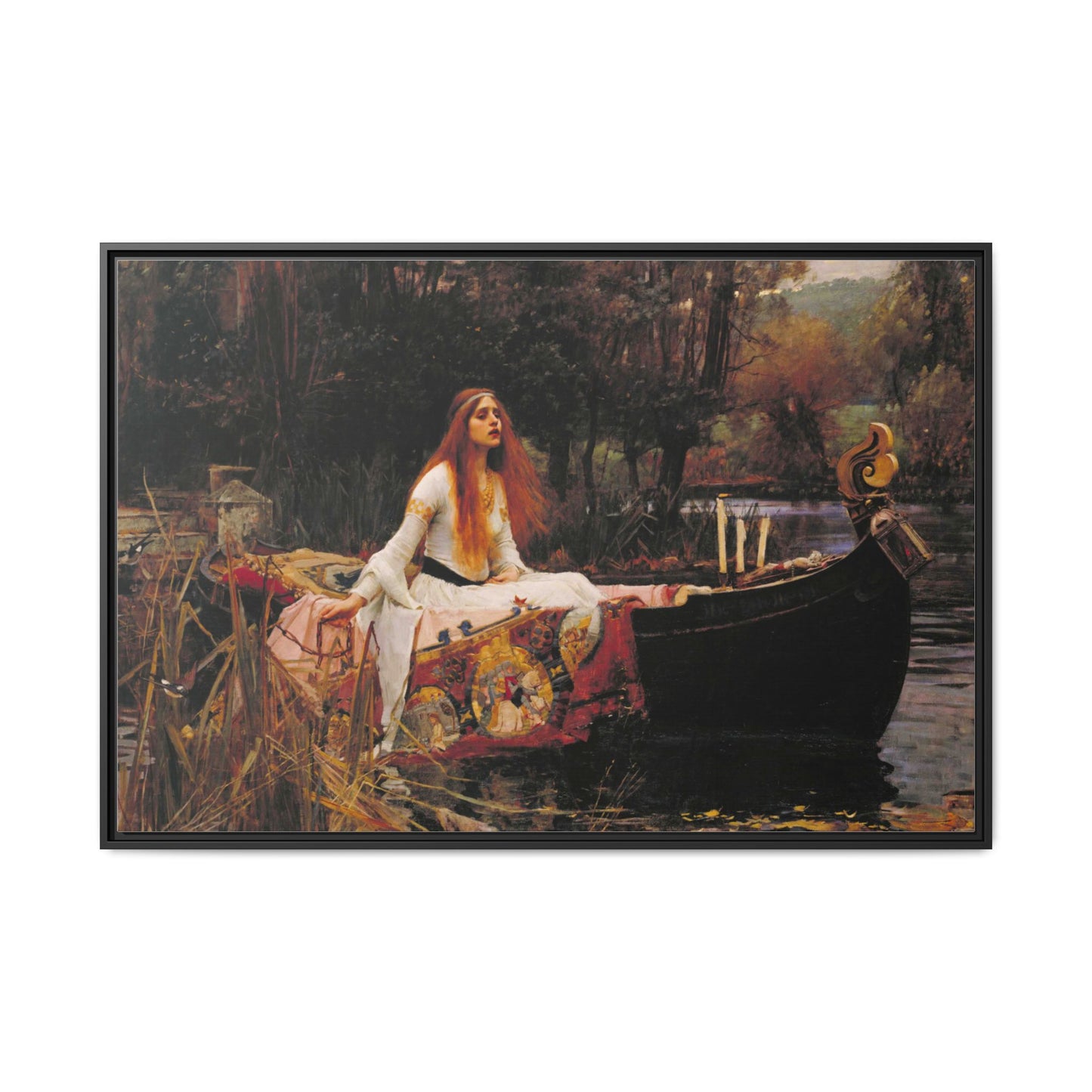 The Lady of Shalott | John William Waterhouse - Framed -