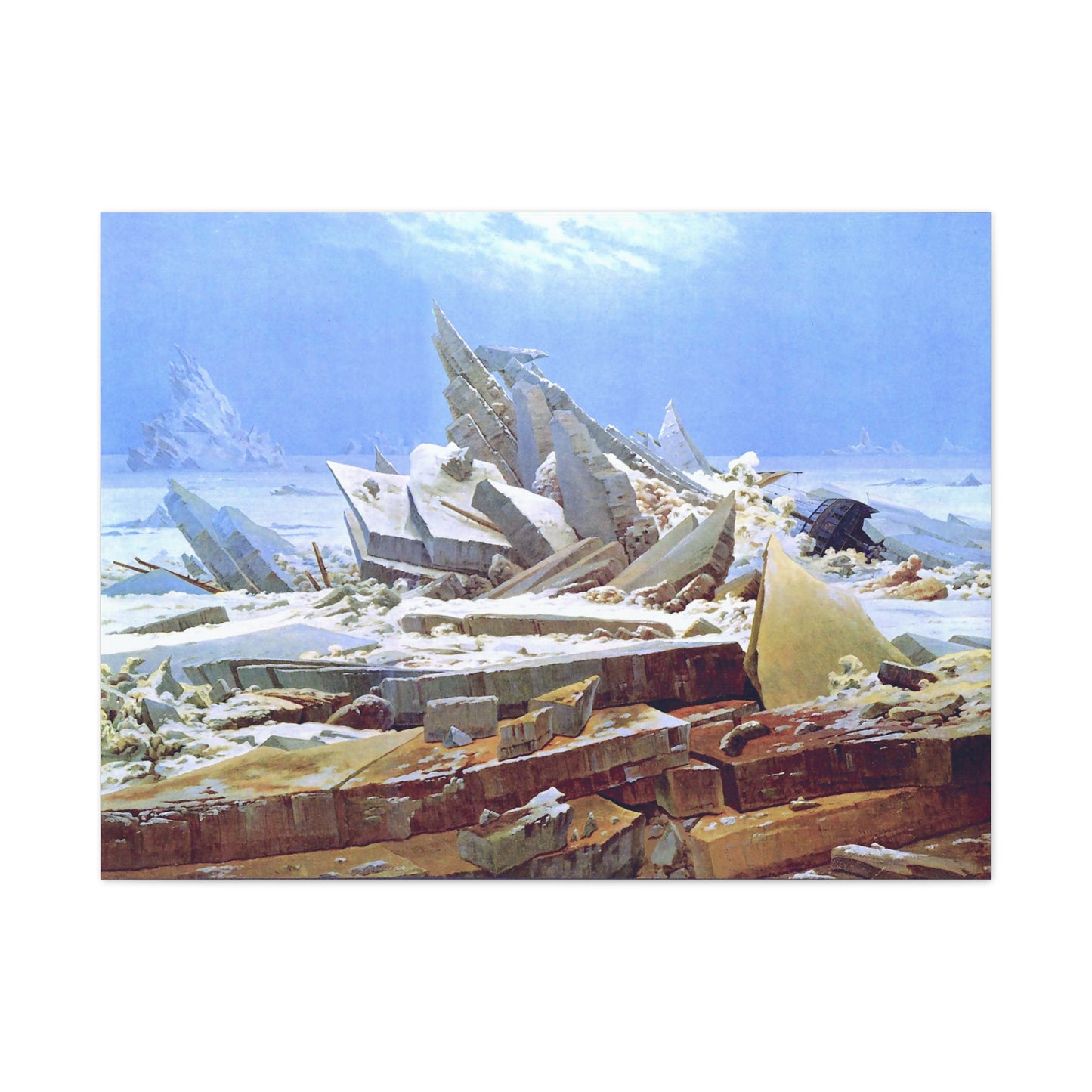 The Sea of Ice | Caspar David Friedrich - Canvas -