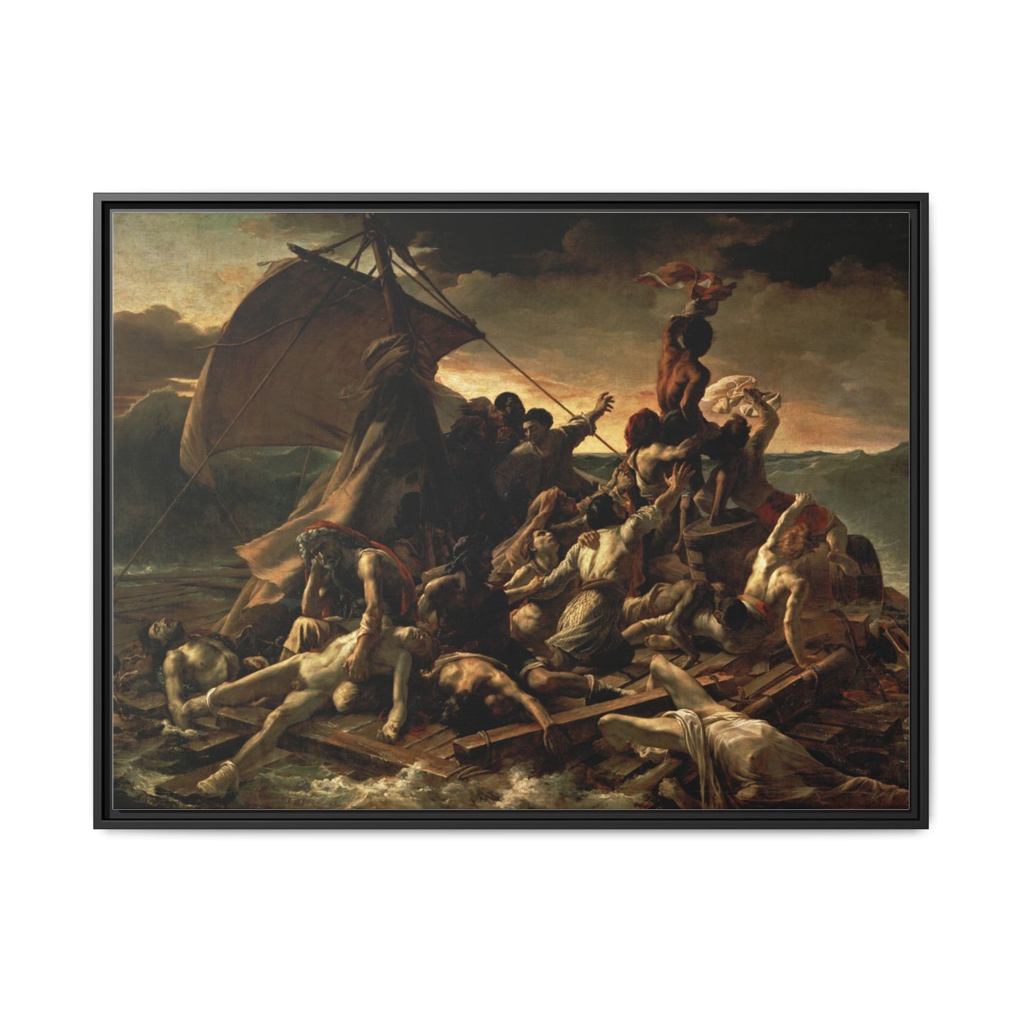 The Raft of the Medusa | Théodore Géricault - Framed -