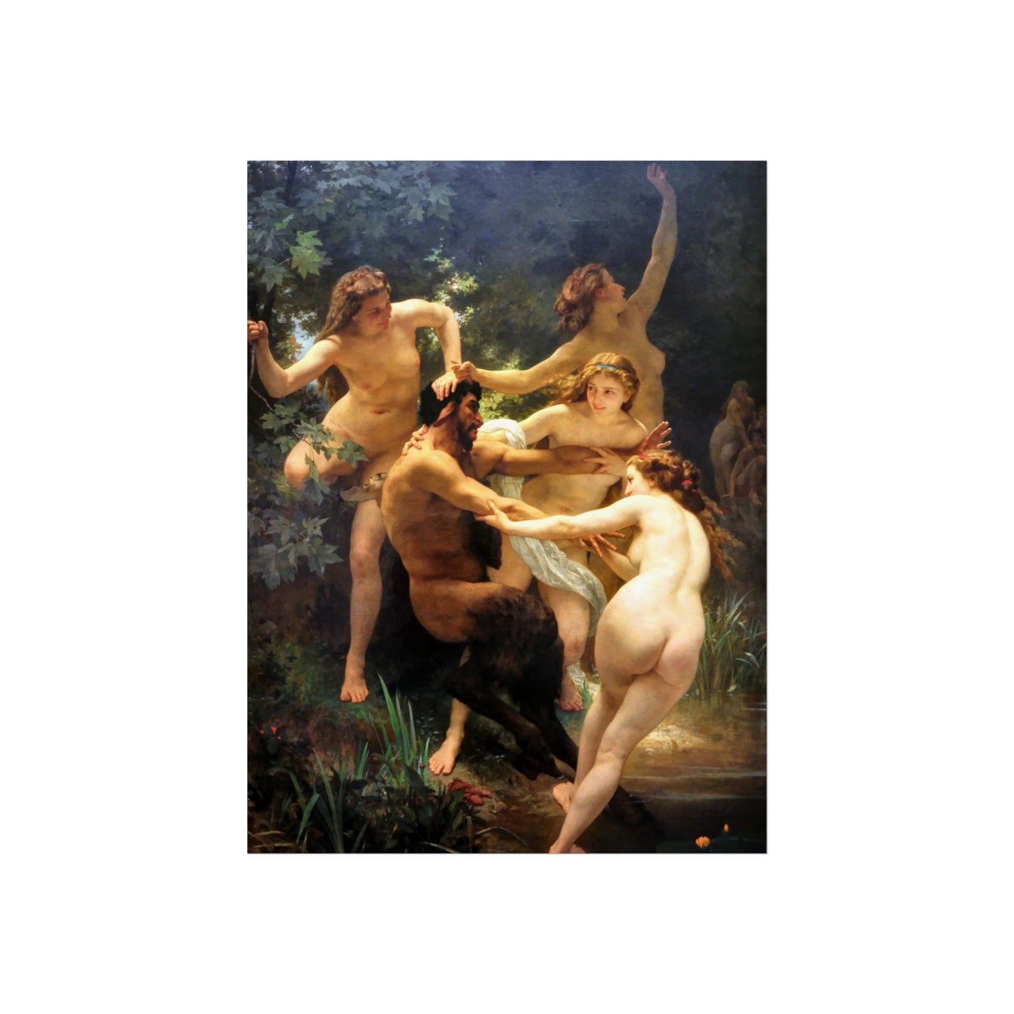 Nymphs and Satyr | William-Adolphe Bouguereau - Giclée -