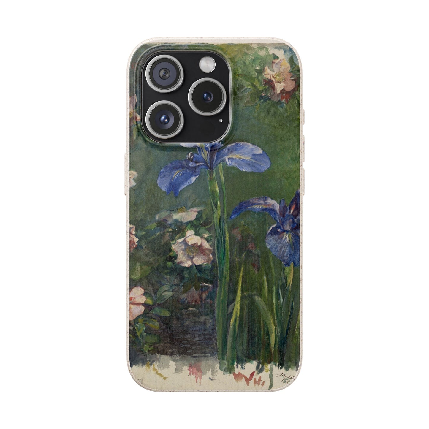 Roses and Irises | Bamboo Fibre Case