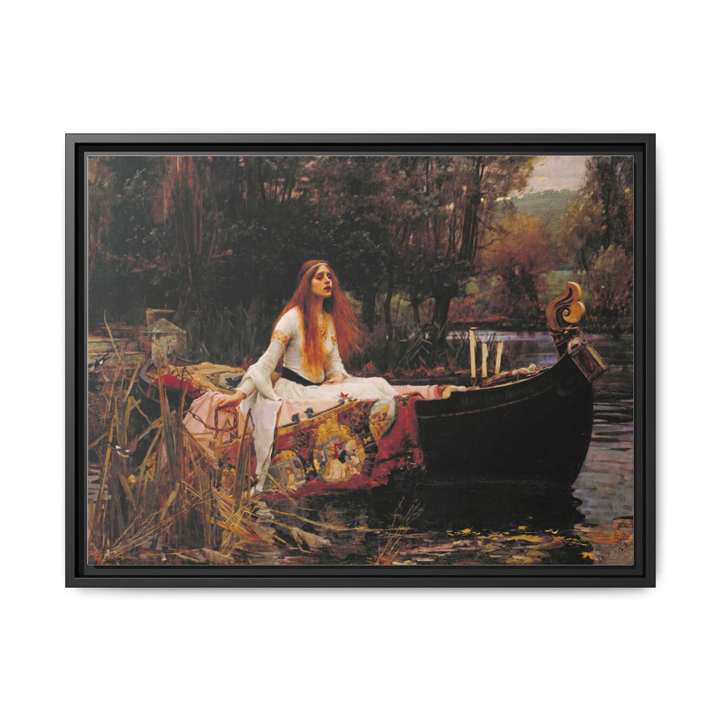 The Lady of Shalott | John William Waterhouse - Framed -