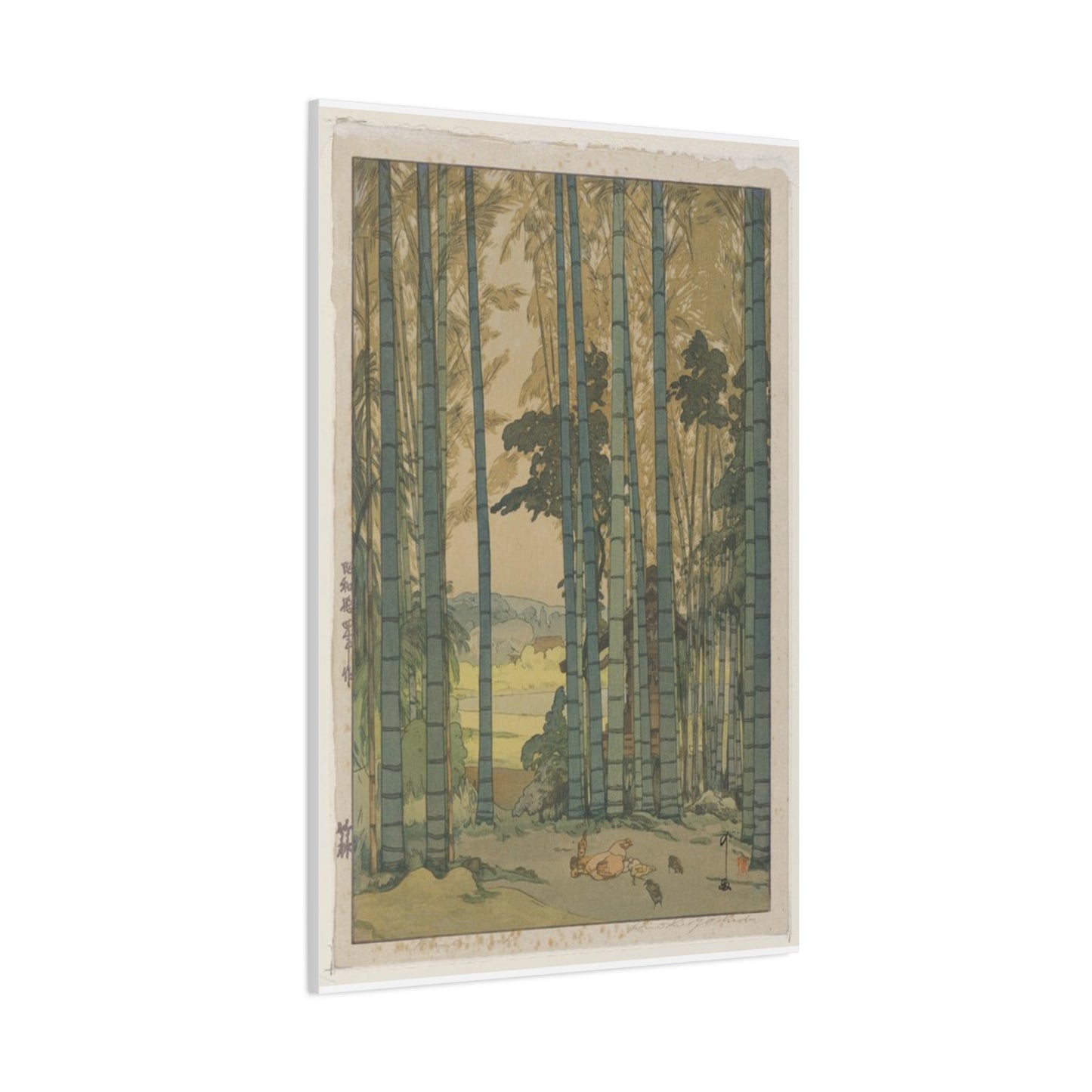 Small Bamboo Grove | Hiroshige - Canvas -