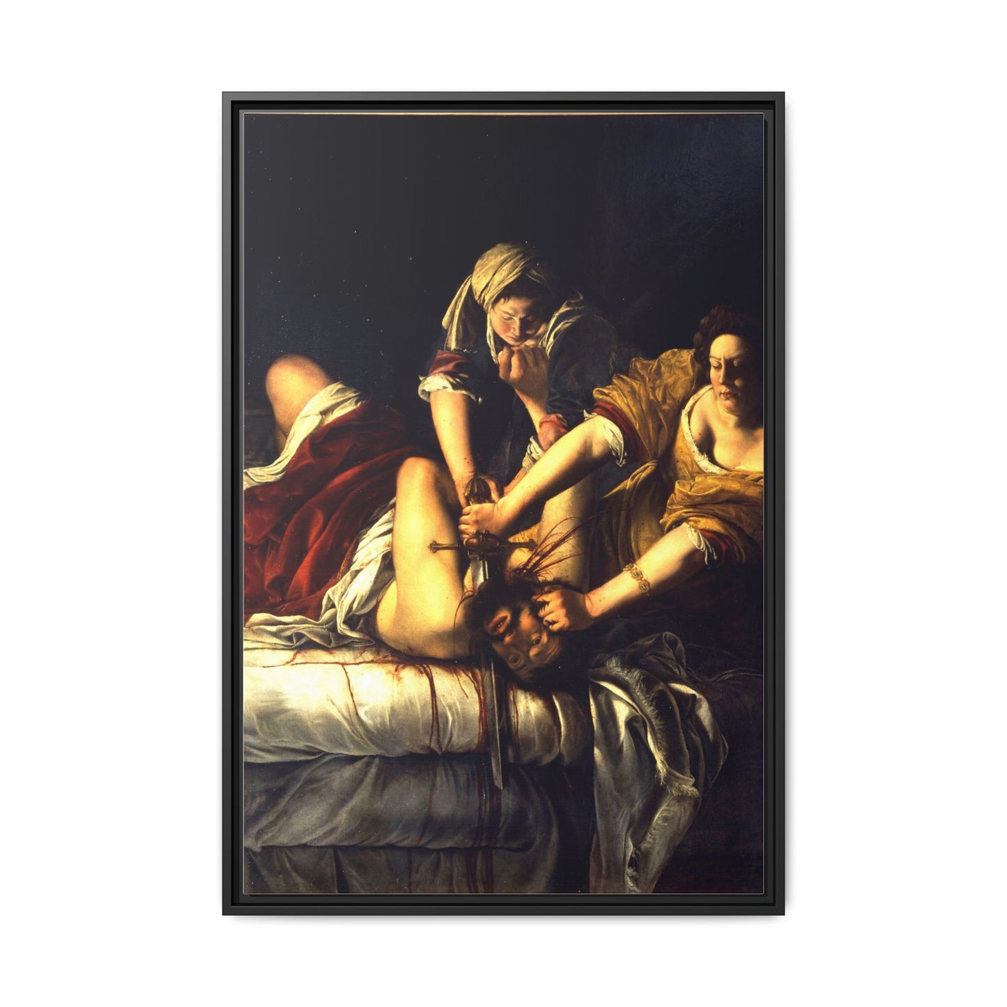 Judith Beheading Holofernes | Artemisia Gentileschi - Framed -