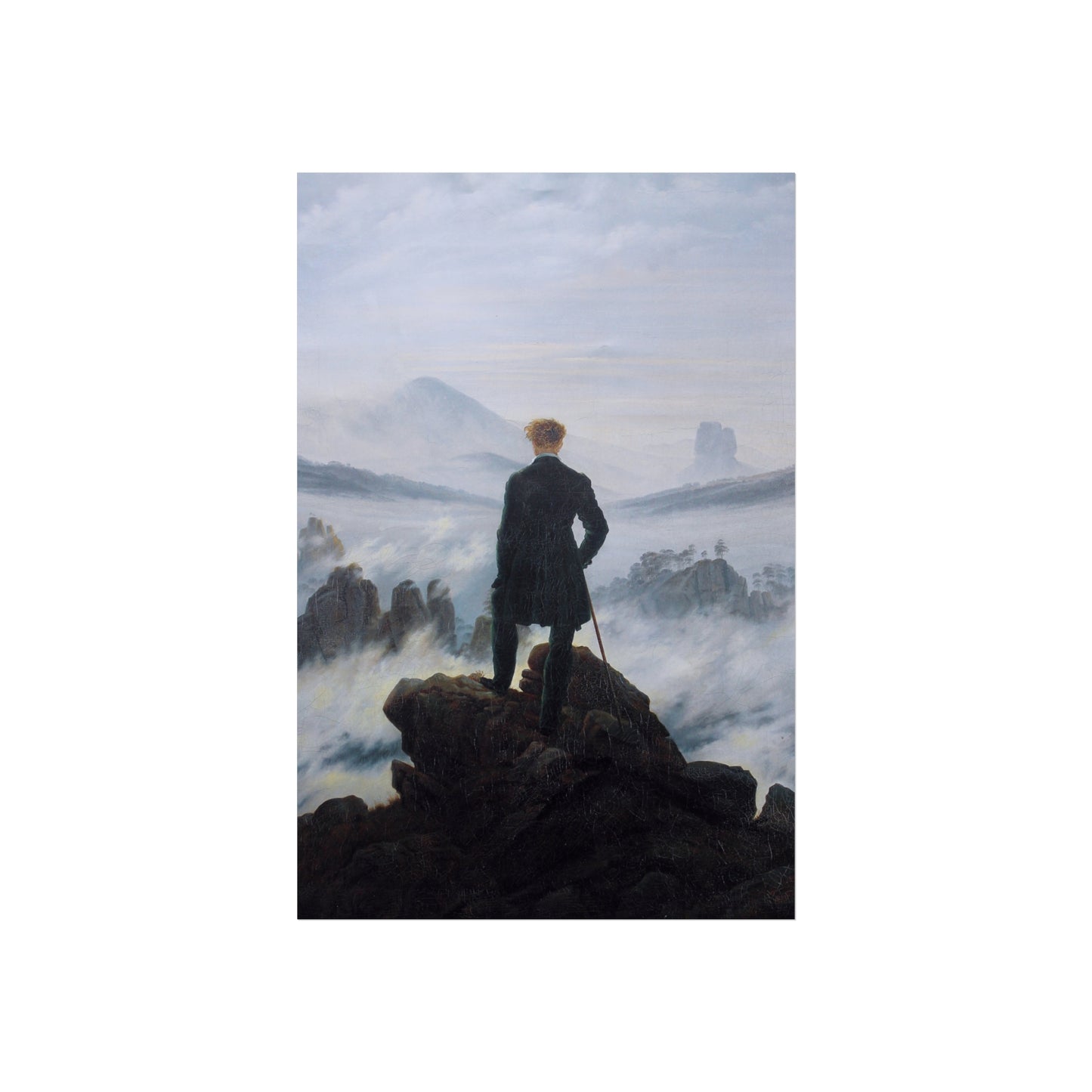 Wanderer Above the Sea of Fog | Caspar David Friedrich - Giclée -