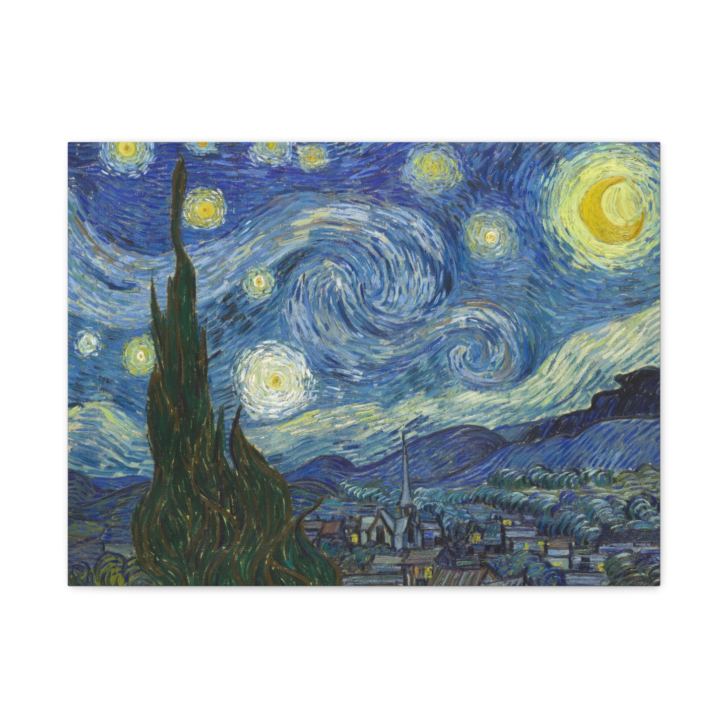 The Starry Night | Vincent van Gogh - Canvas -