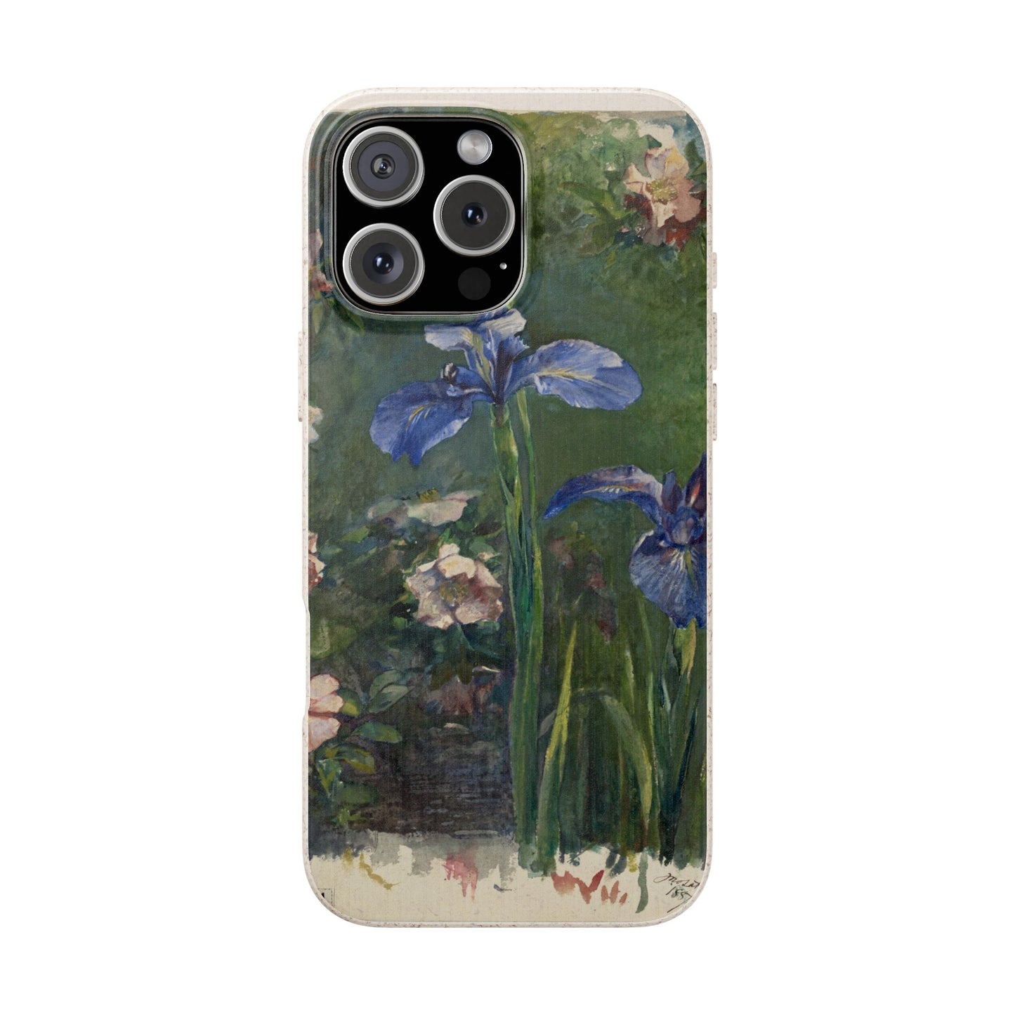 Roses and Irises | Bamboo Fibre Case