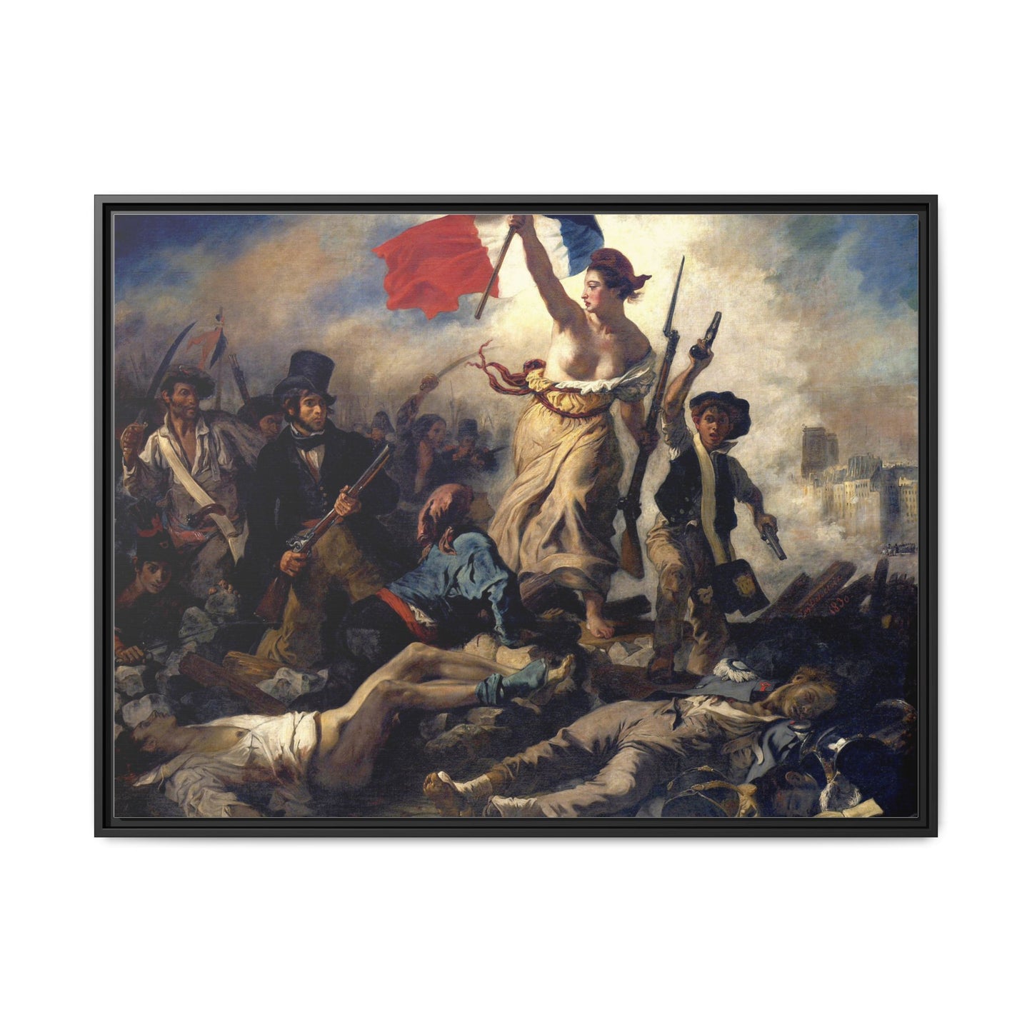 Liberty Leading the People | Eugène Delacroix - Framed -