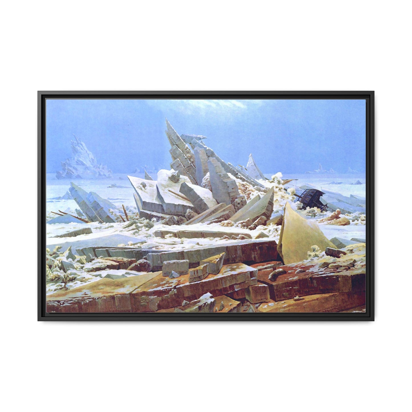 The Sea of Ice | Caspar David Friedrich - Framed -