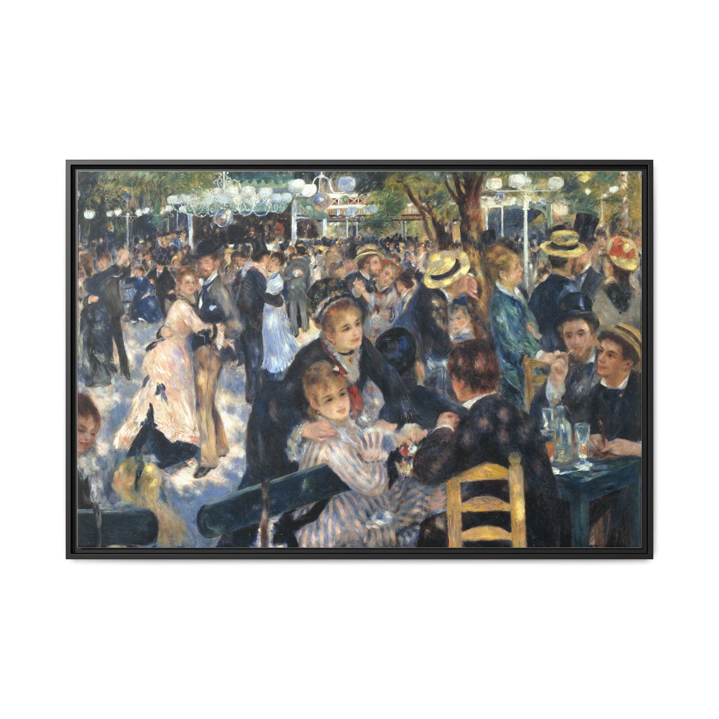 The Dance at the Moulin de la Galette | Pierre-Auguste Renoir - Framed -