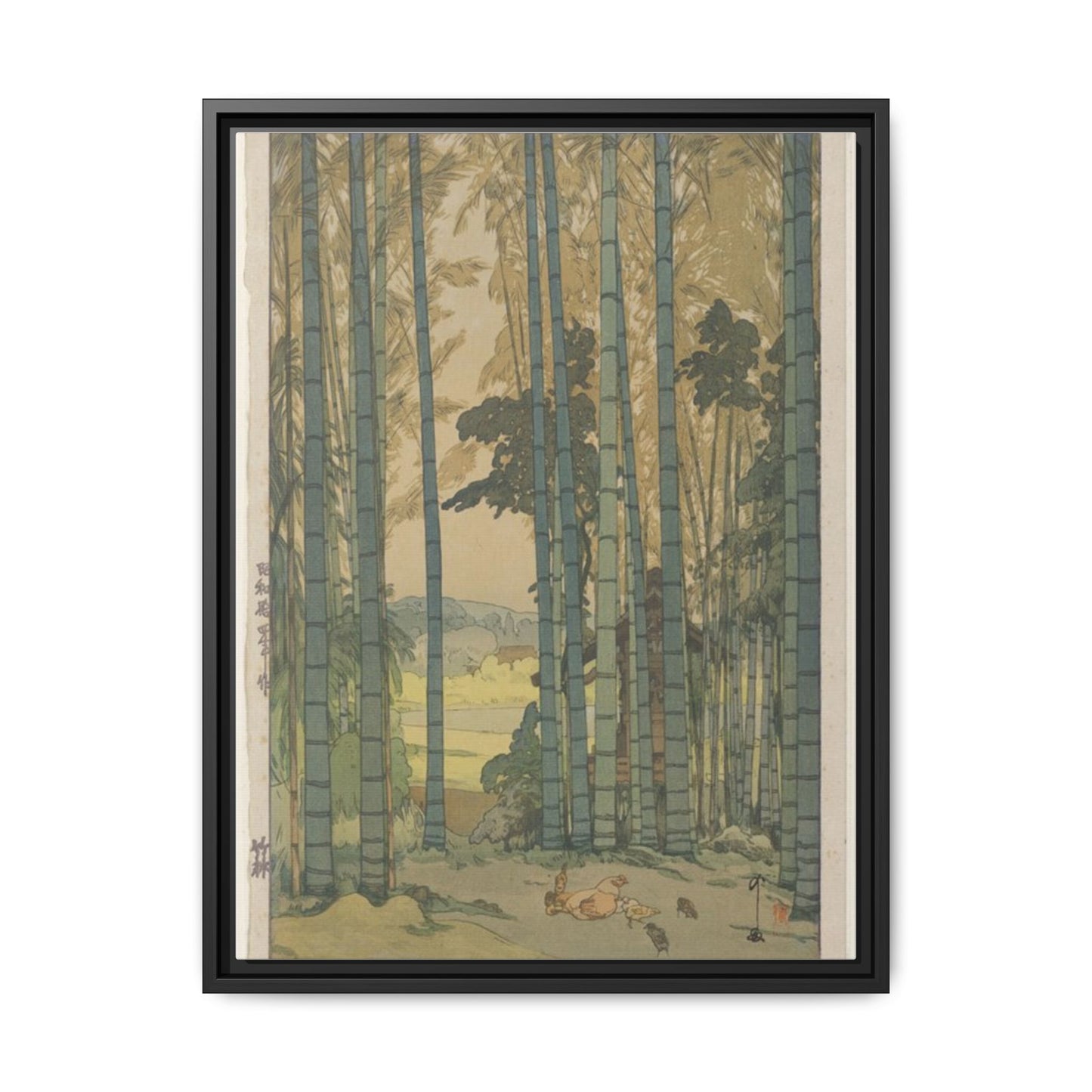 Small Bamboo Grove | Hiroshige - Framed -