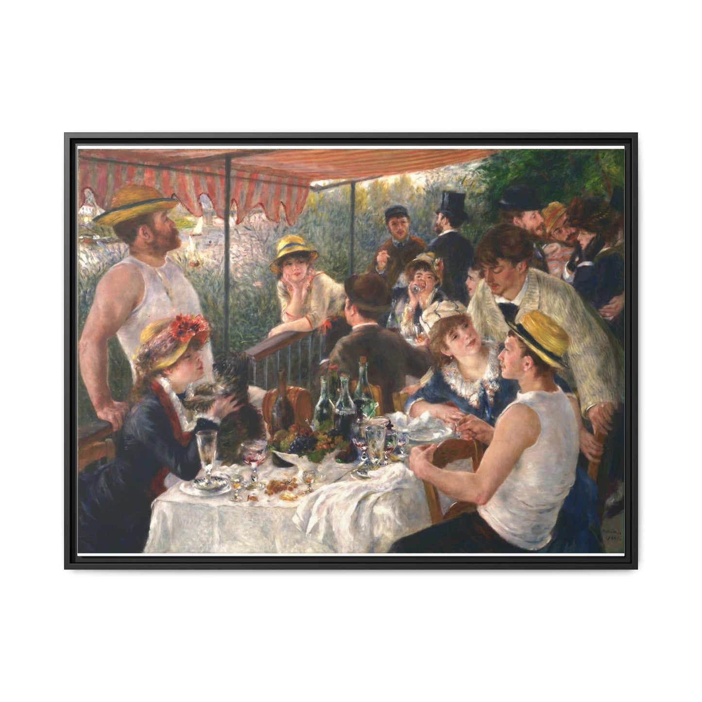 Luncheon of the Boating Party | Pierre-Auguste Renoir - Framed -