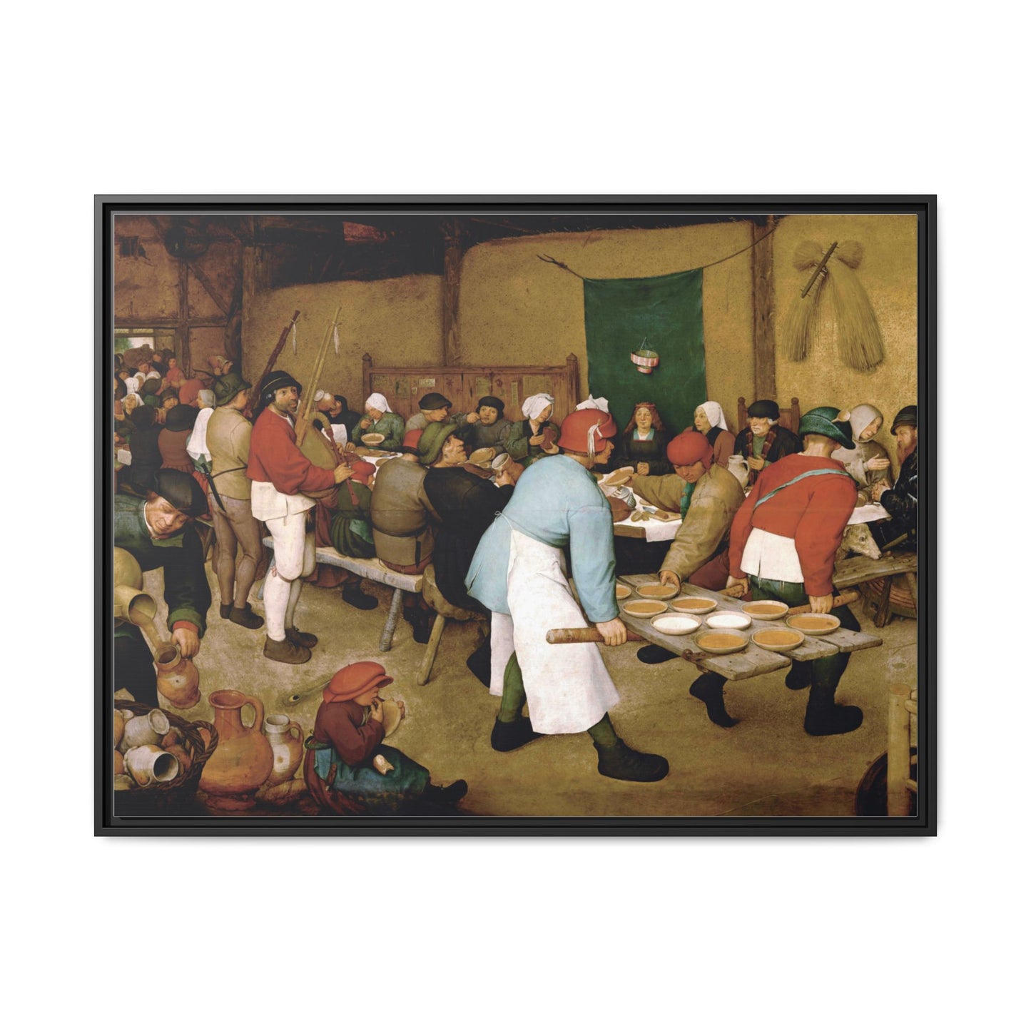 The Peasant Wedding | Pieter Bruegel - Framed -