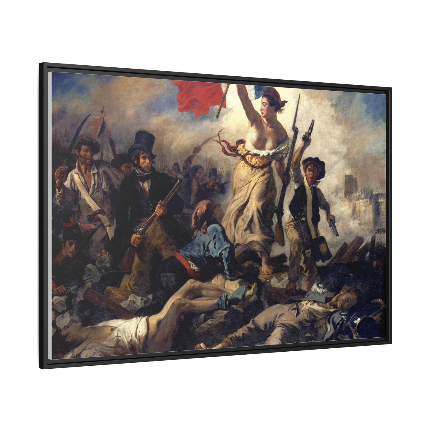 Liberty Leading the People | Eugène Delacroix - Framed -