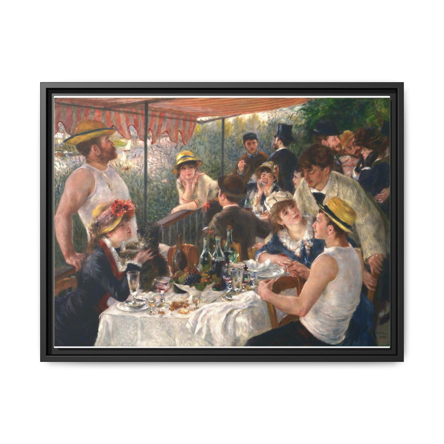 Luncheon of the Boating Party | Pierre-Auguste Renoir - Framed -