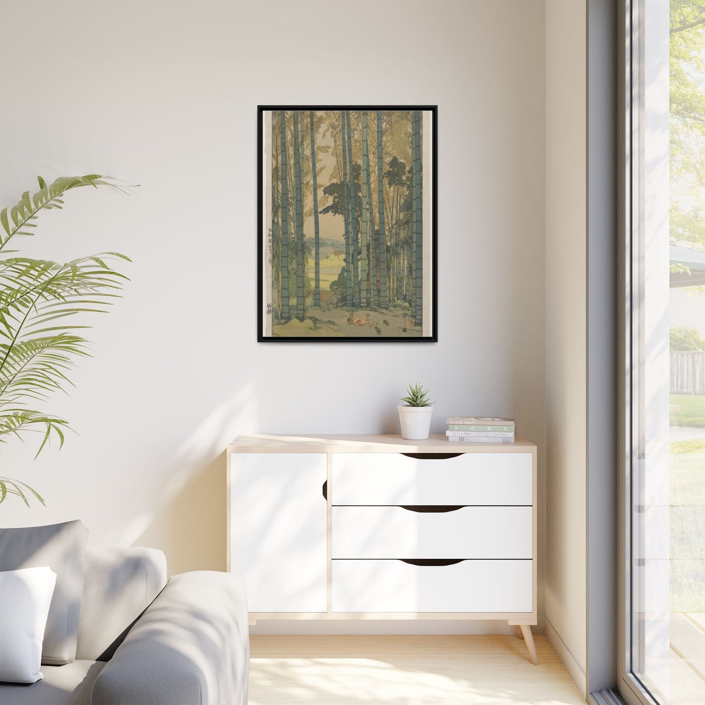 Small Bamboo Grove | Hiroshige - Framed -