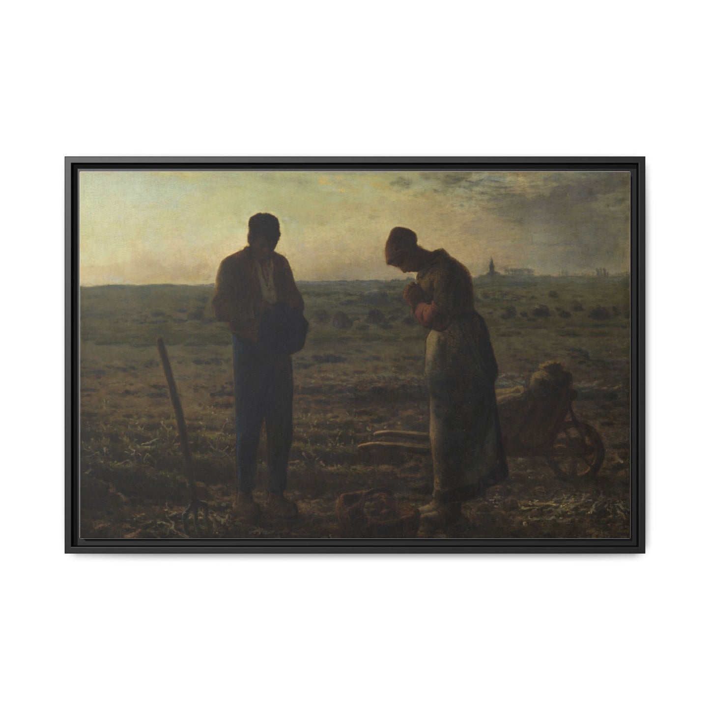 The Angelus | Jean-François Millet - Framed -