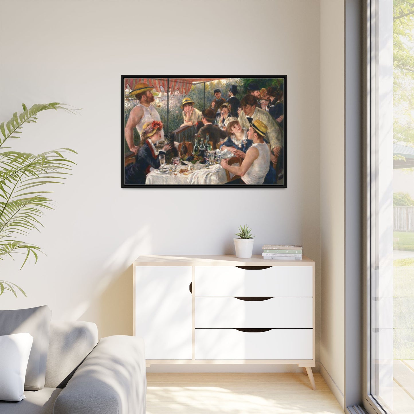 Luncheon of the Boating Party | Pierre-Auguste Renoir - Framed -