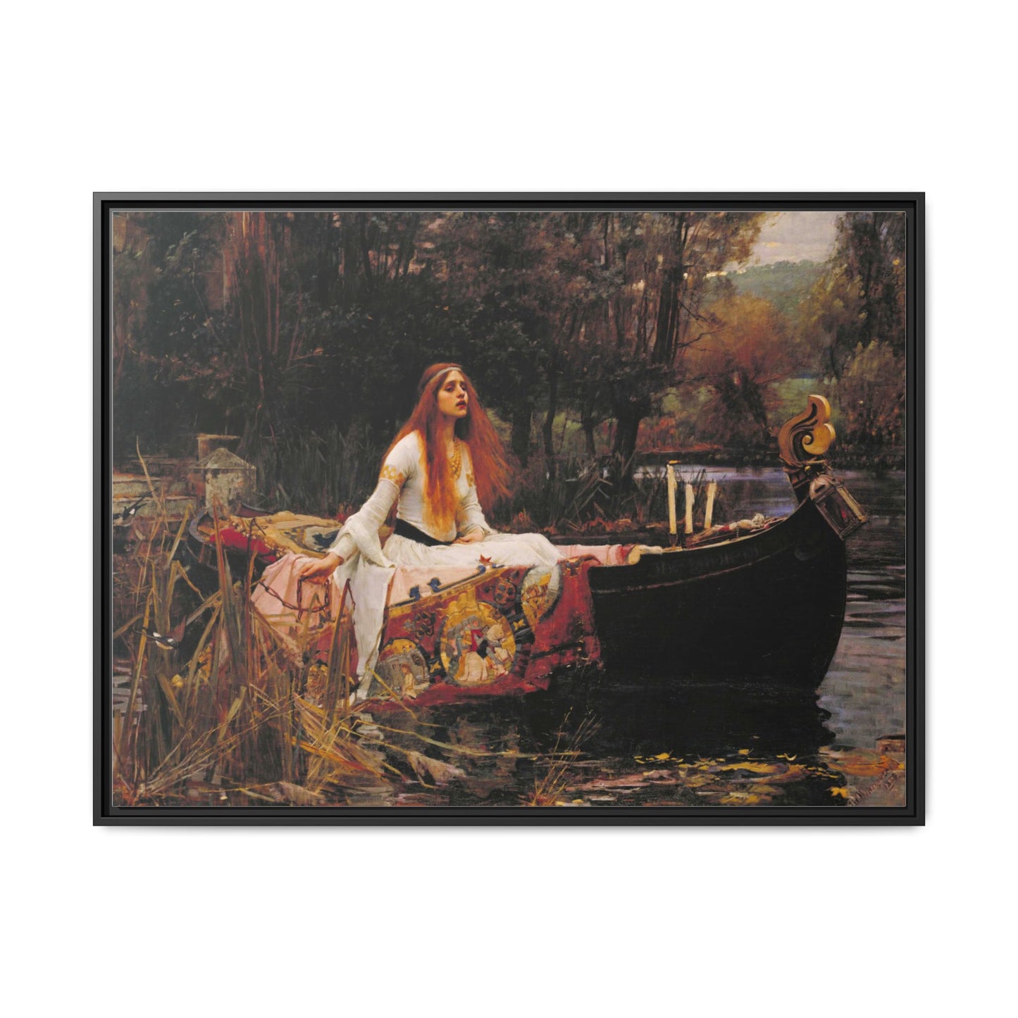 The Lady of Shalott | John William Waterhouse - Framed -