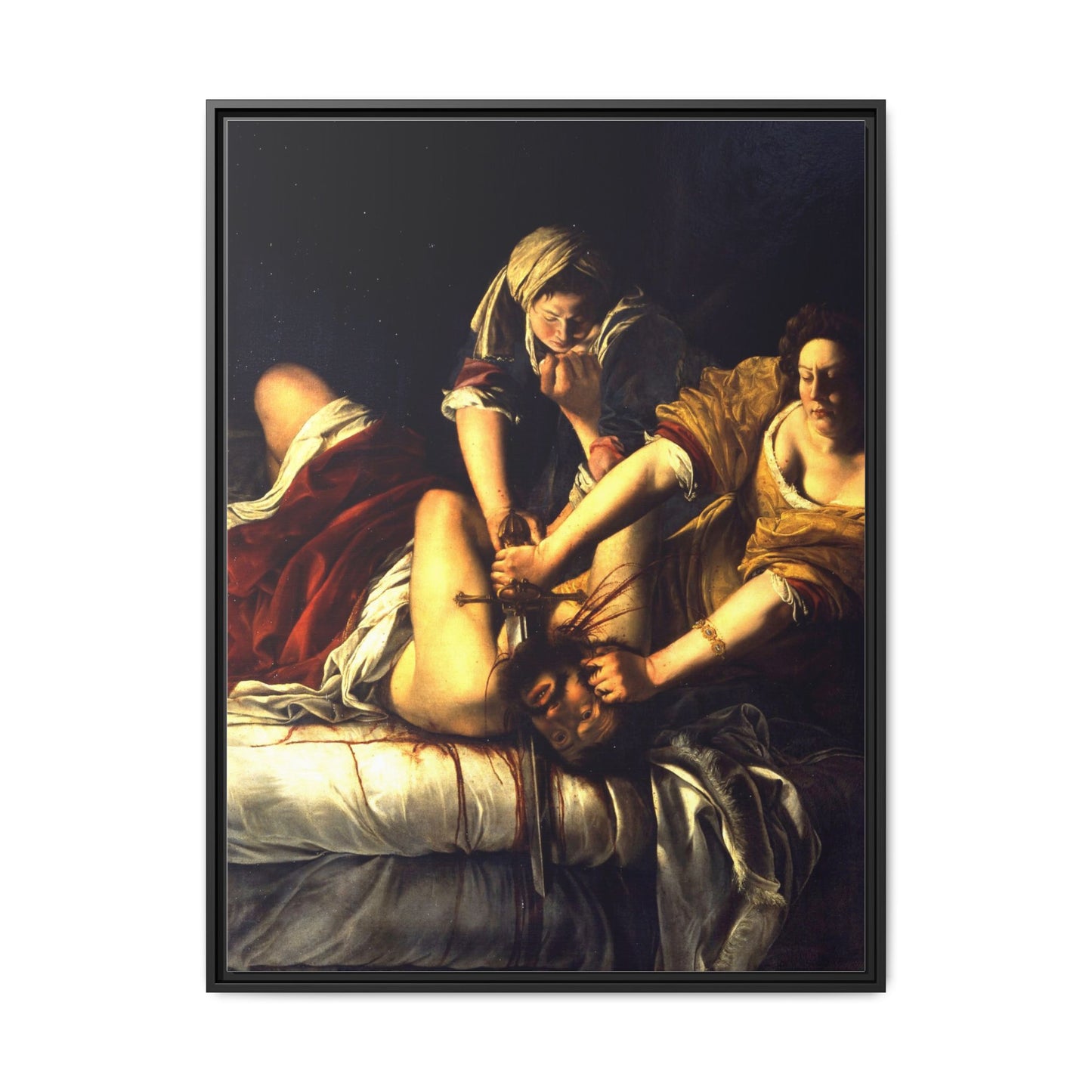 Judith Beheading Holofernes | Artemisia Gentileschi - Framed -