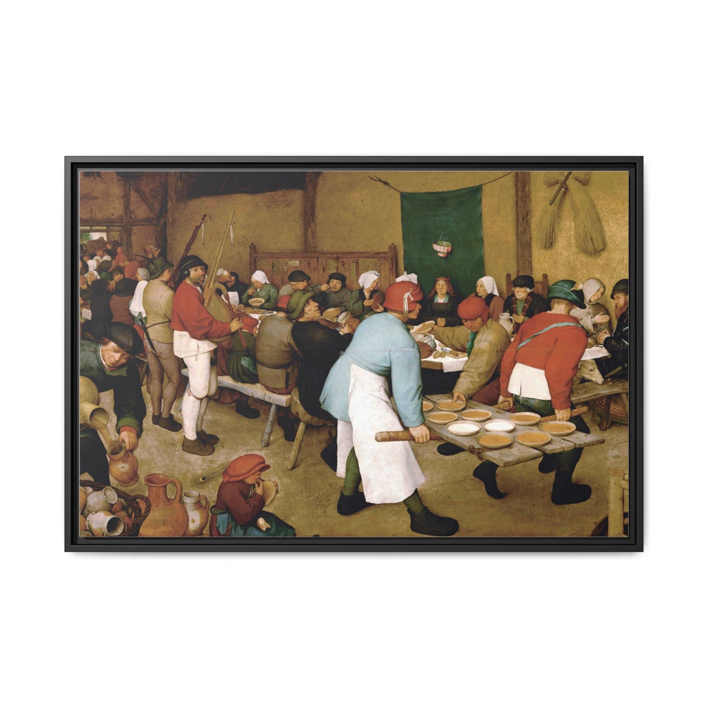 The Peasant Wedding | Pieter Bruegel - Framed -