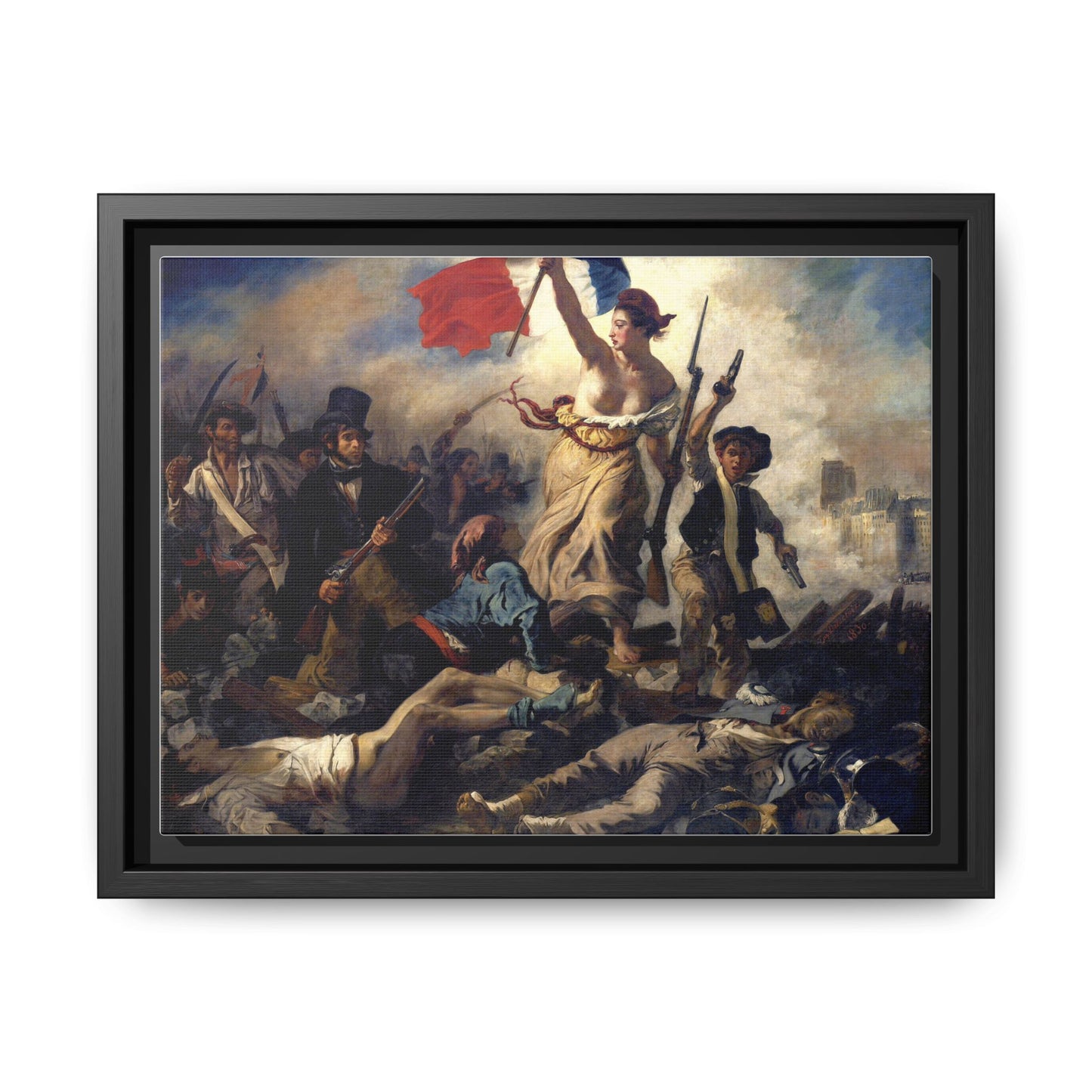 Liberty Leading the People | Eugène Delacroix - Framed -