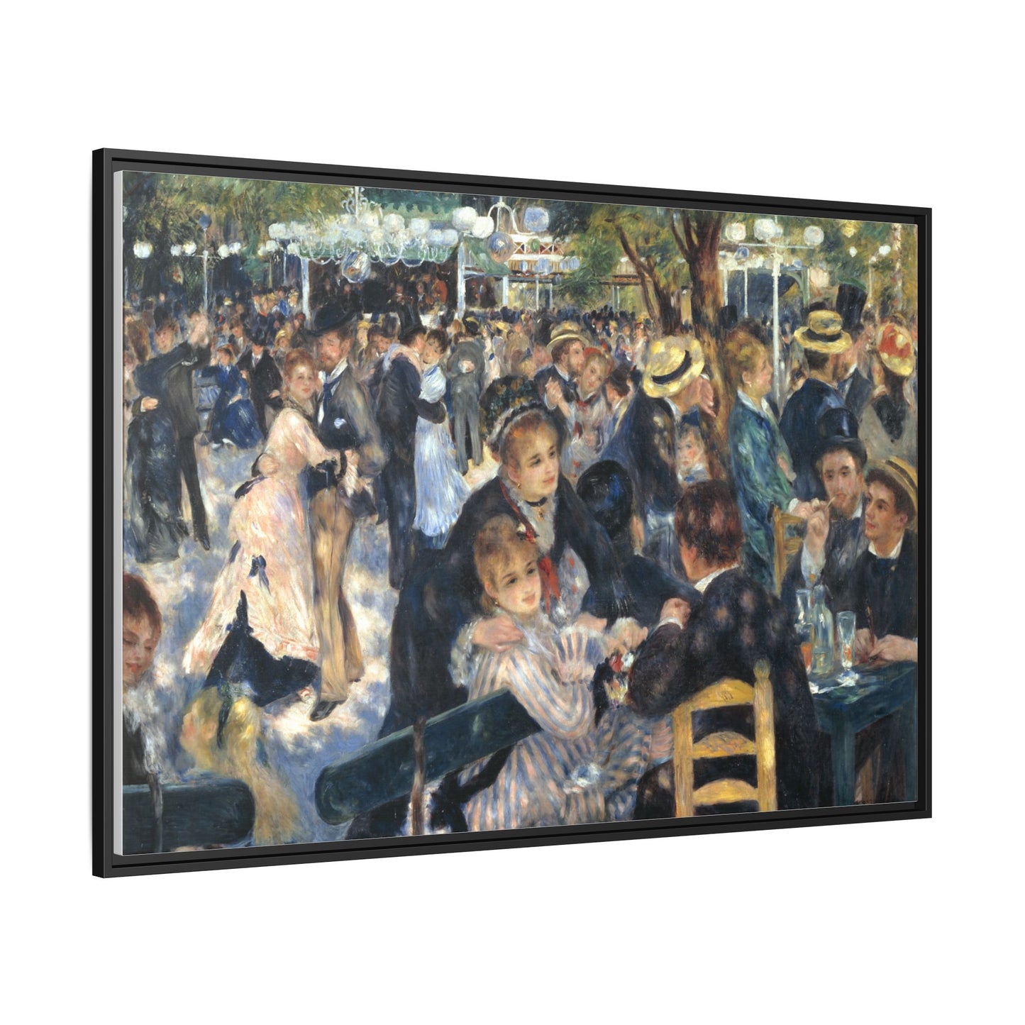 The Dance at the Moulin de la Galette | Pierre-Auguste Renoir - Framed -