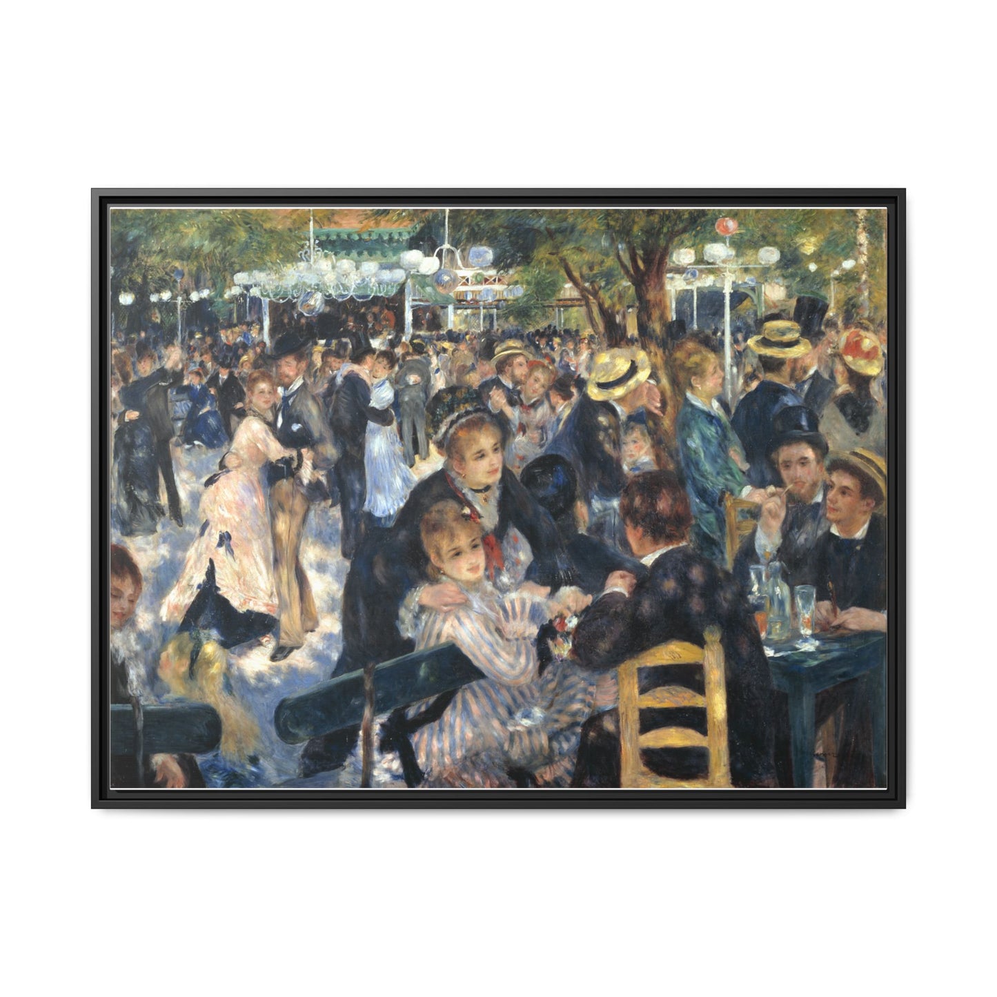 The Dance at the Moulin de la Galette | Pierre-Auguste Renoir - Framed -