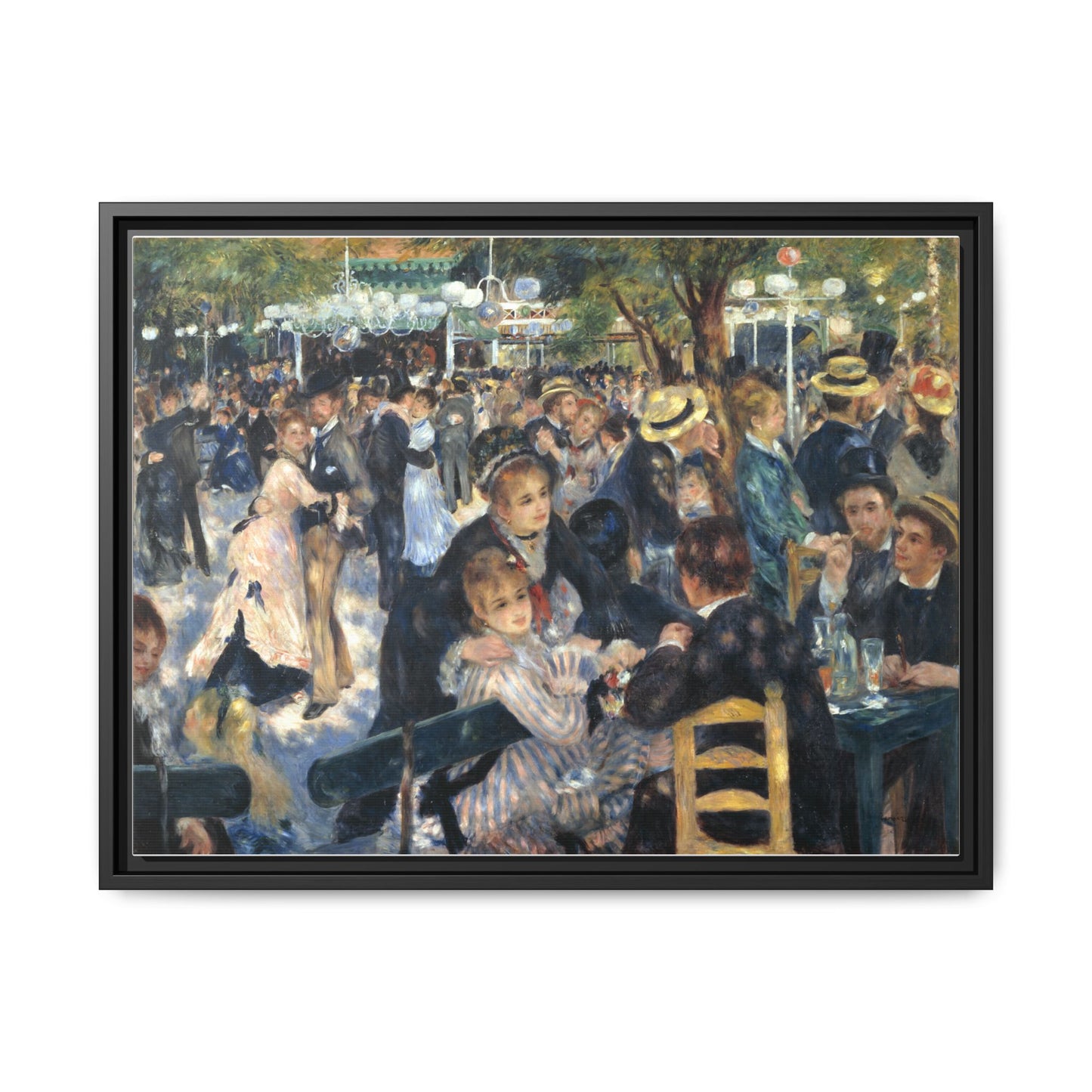 The Dance at the Moulin de la Galette | Pierre-Auguste Renoir - Framed -