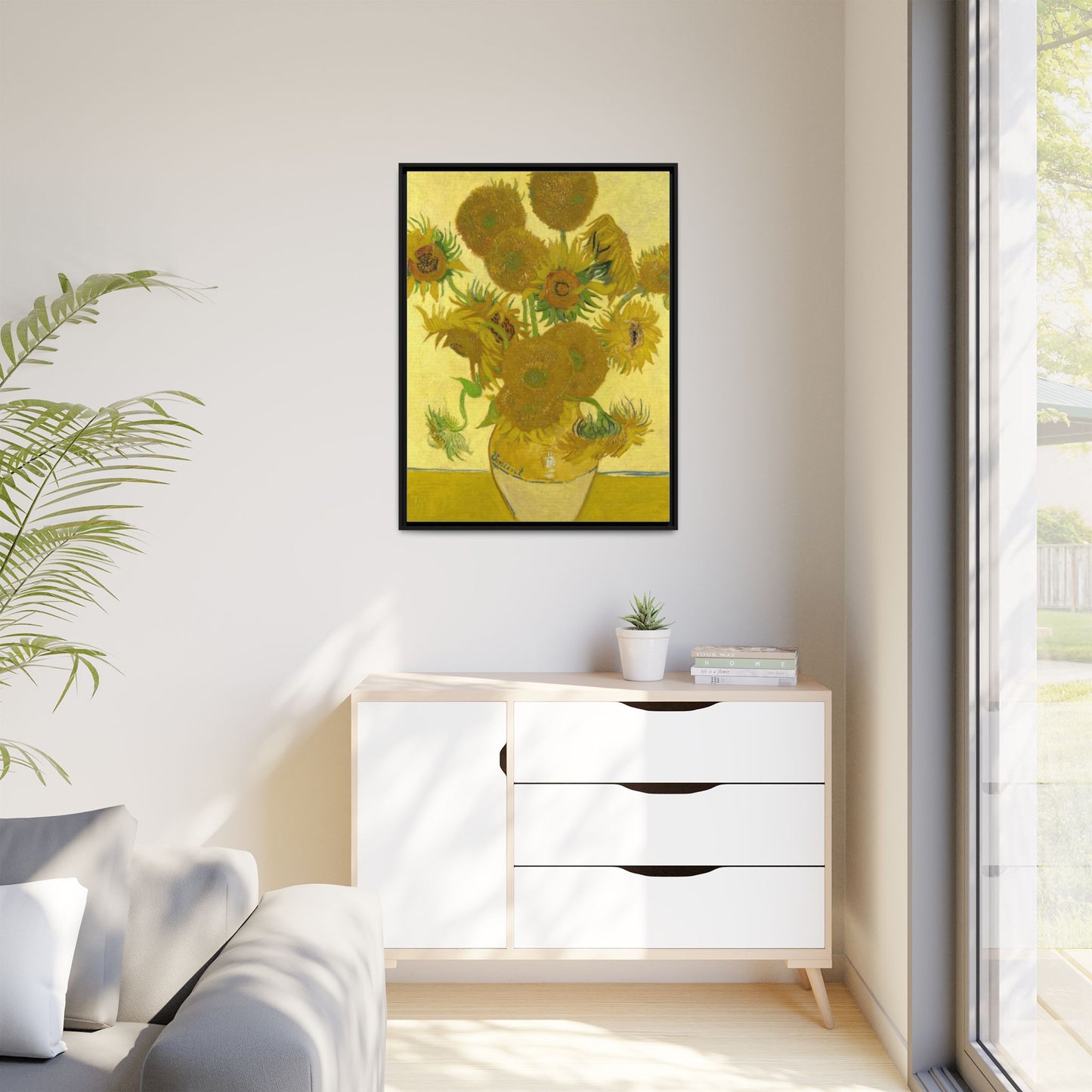 Sunflowers | Vincent van Gogh - Framed -