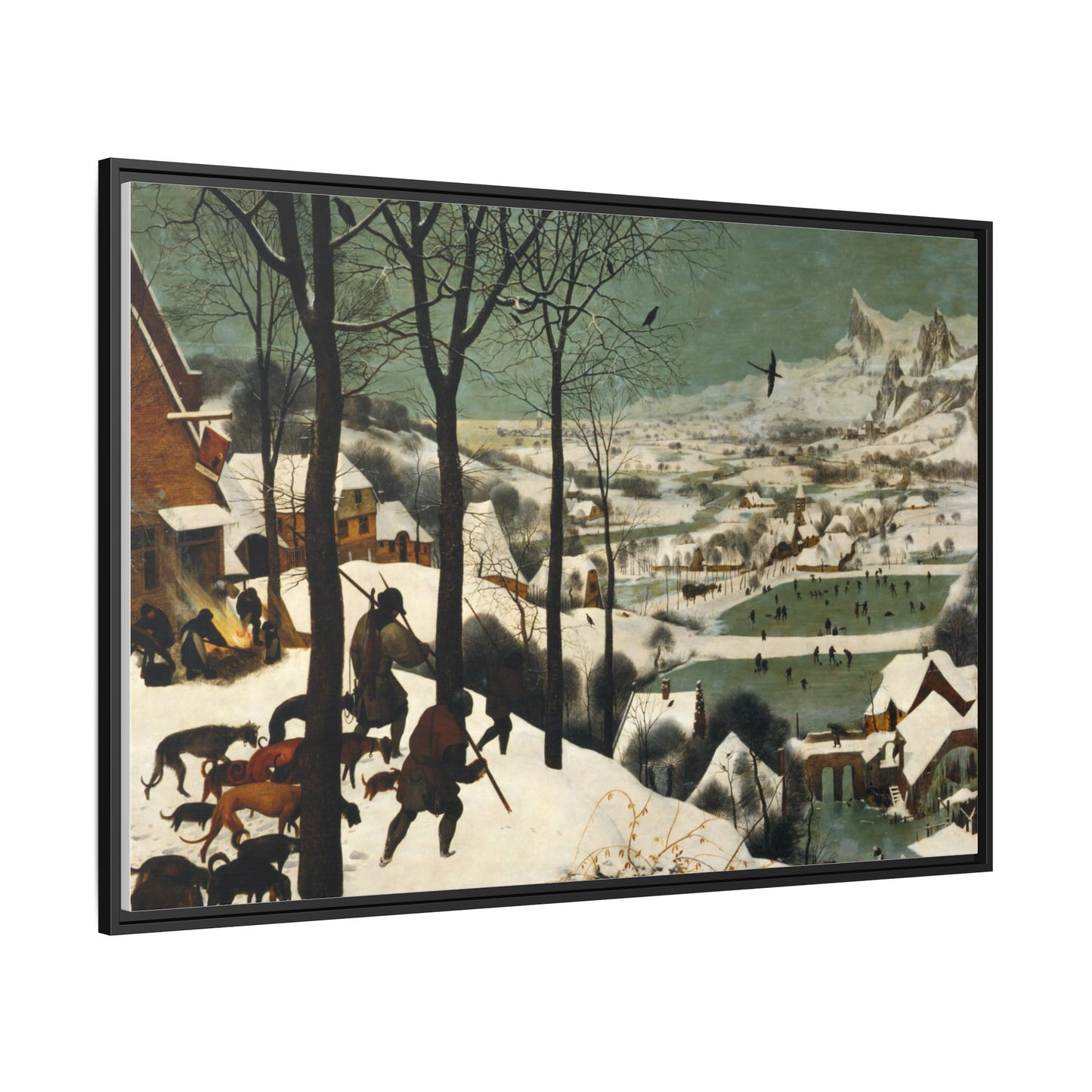 Hunters in the Snow | Pieter Bruegel - Framed -