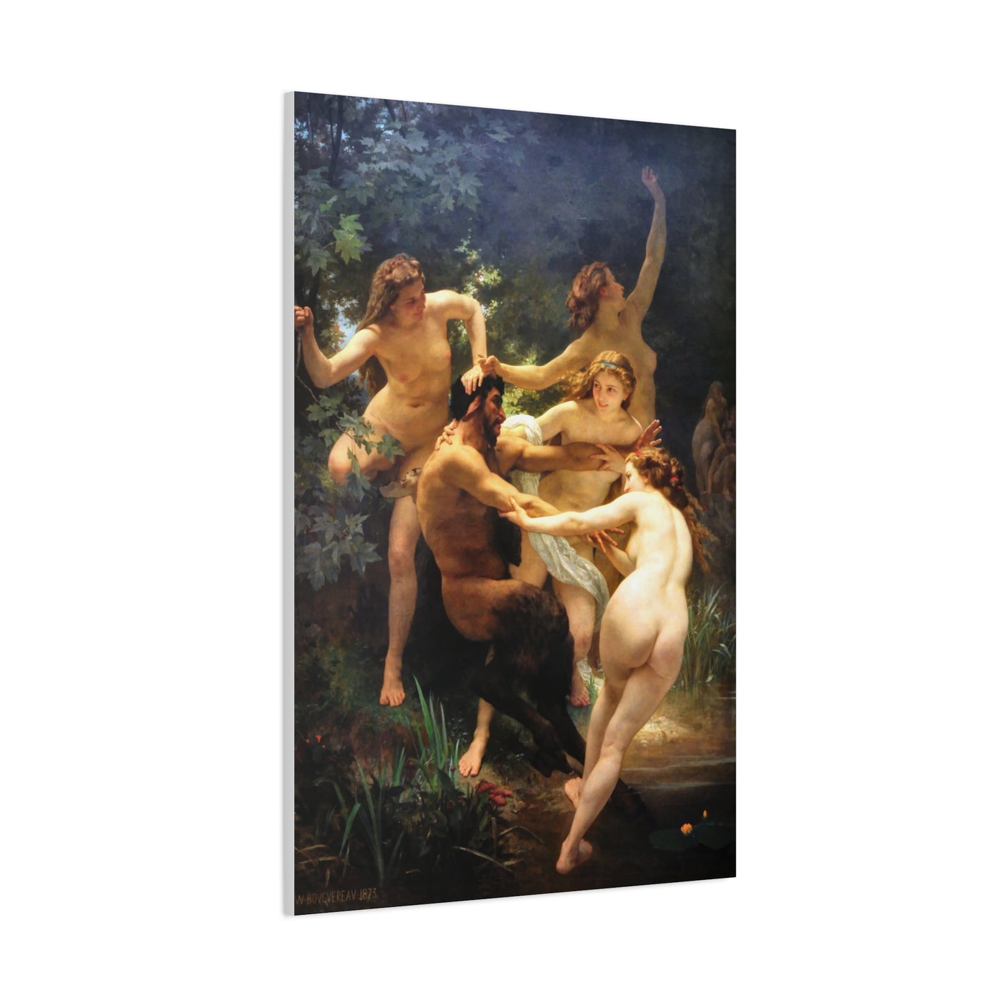 Nymphs and Satyr | William-Adolphe Bouguereau - Canvas -