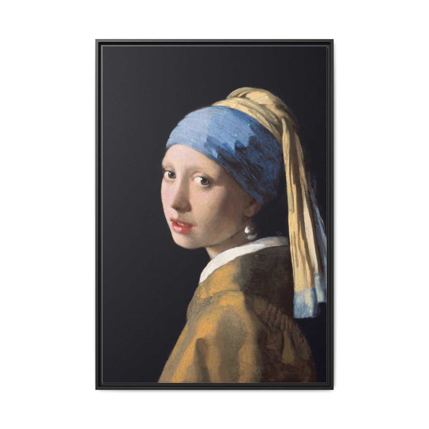 Girl with a Pearl Earring | Johannes Vermeer - Framed -