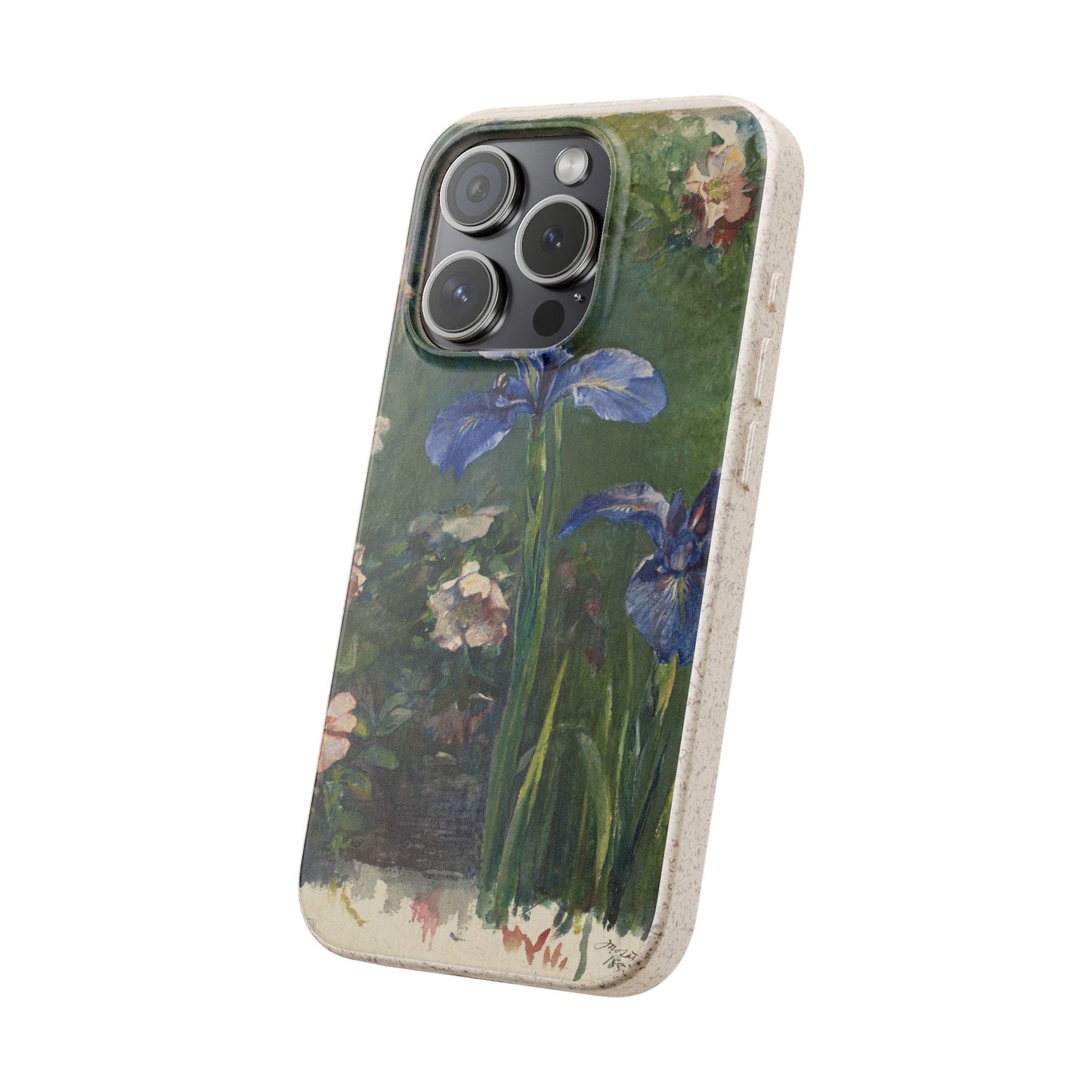 Roses and Irises | Bamboo Fibre Case